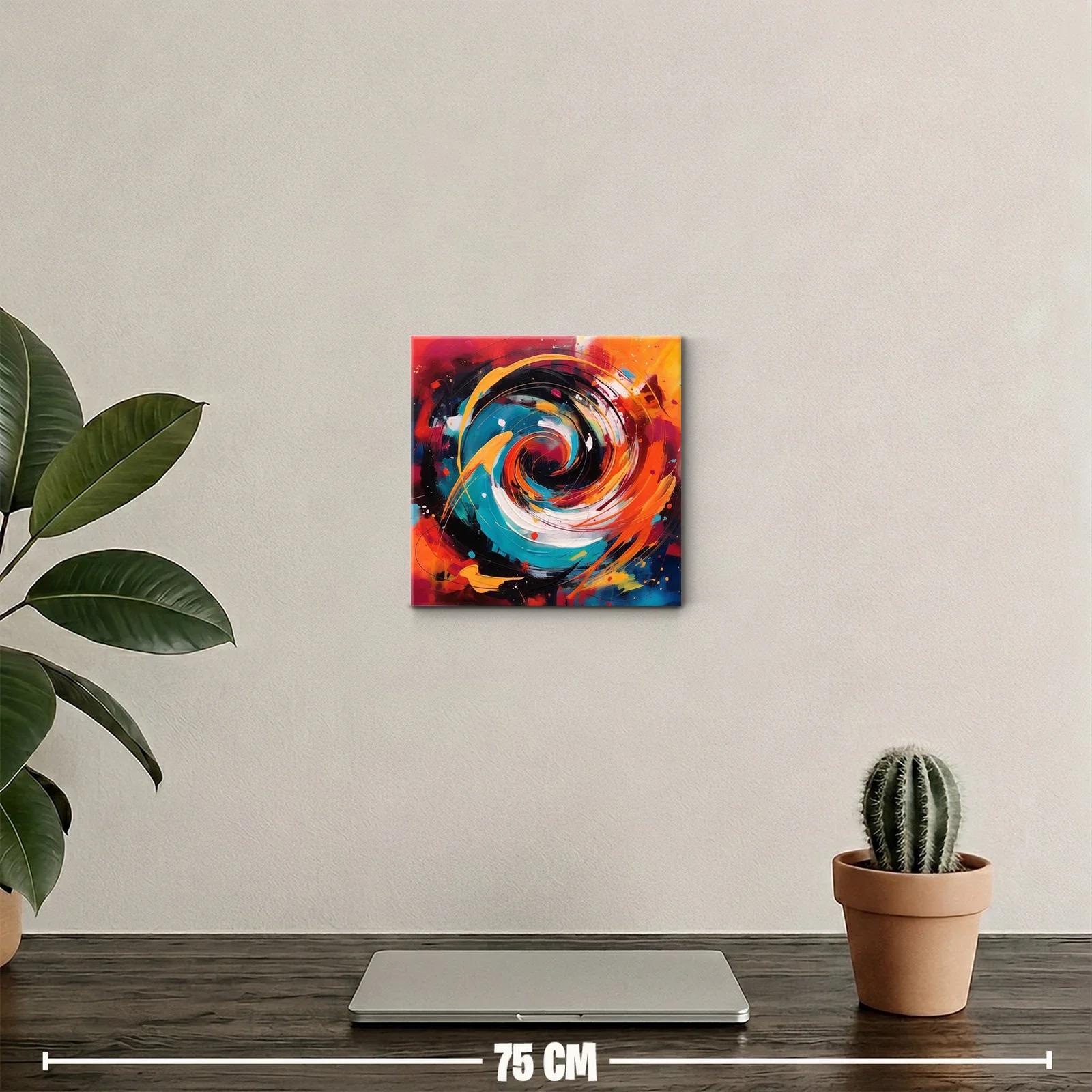 Explosión de color con espiral vibrante y dinámica — miniatura 2