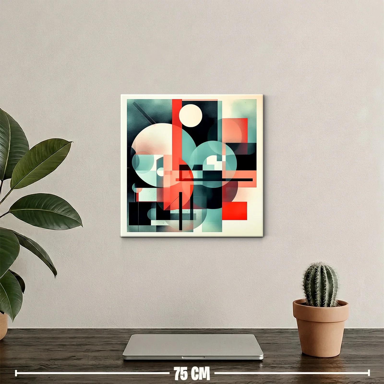 Composición geométrica vibrante con contrastes intensos — miniatura 2