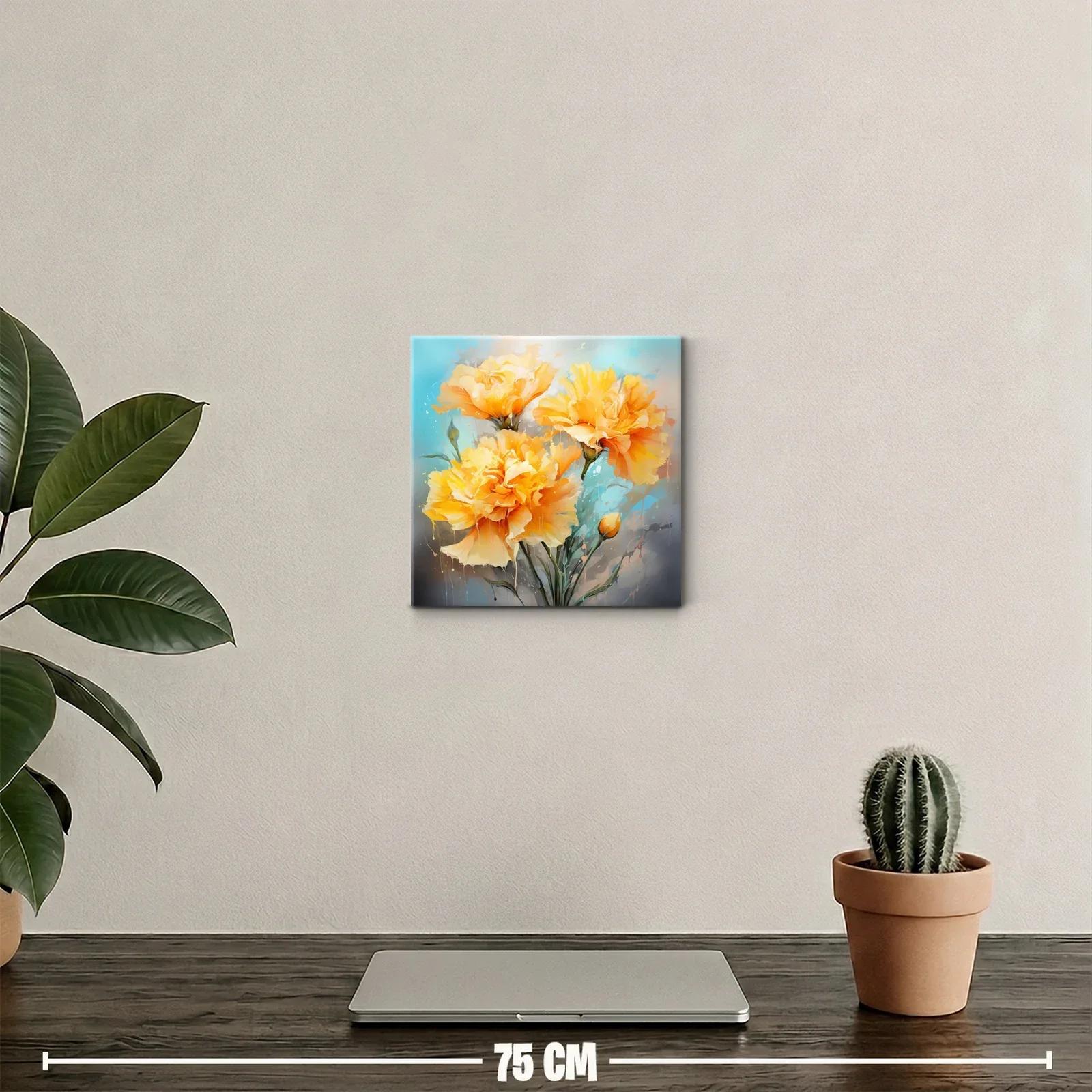 Flores Amarillas Vibrantes para una Decoración Moderna — miniatura 2