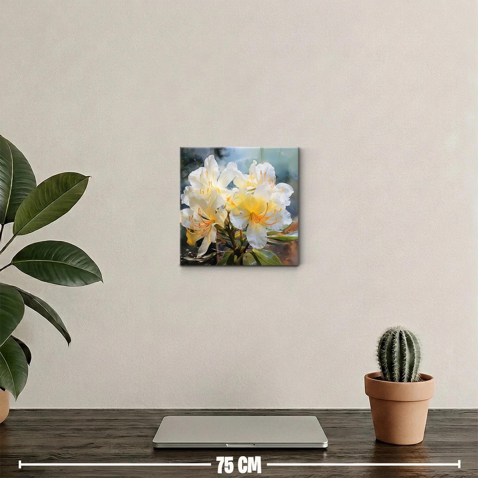 Elegancia natural en flores blancas y amarillas suaves — miniatura 2