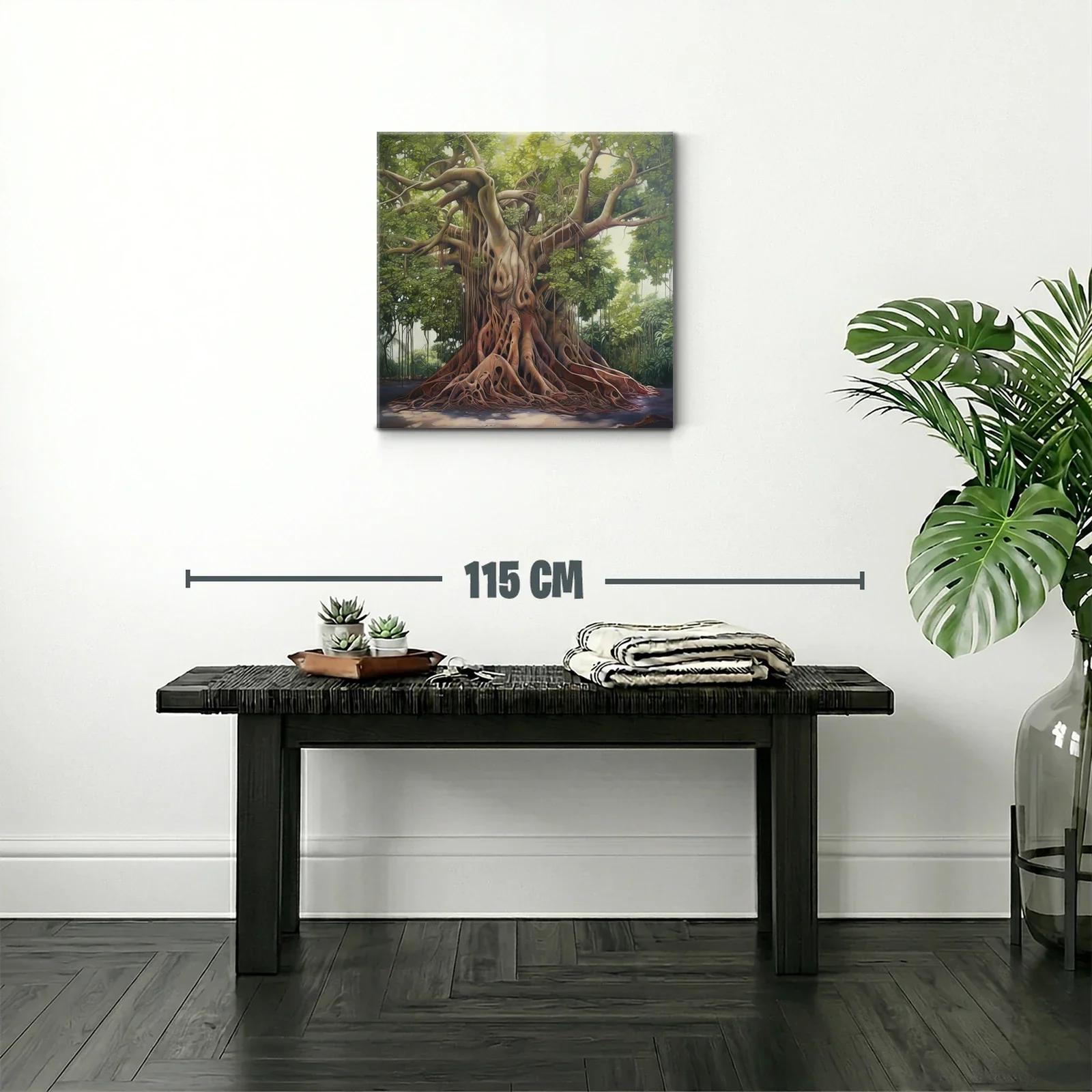 Majestuoso árbol antiguo lleno de vida y misterio natural — miniatura 2