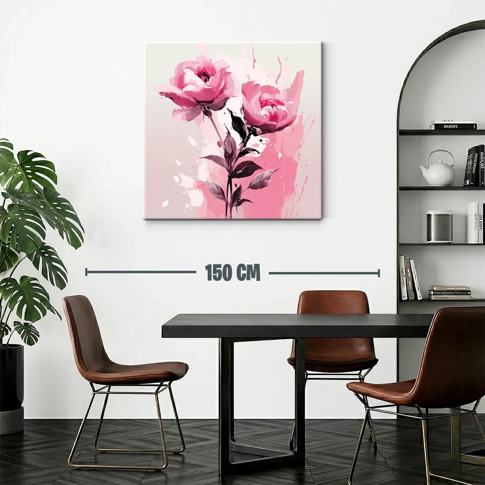 Elegancia floral con rosas en tonos rosas vibrantes — miniatura 2