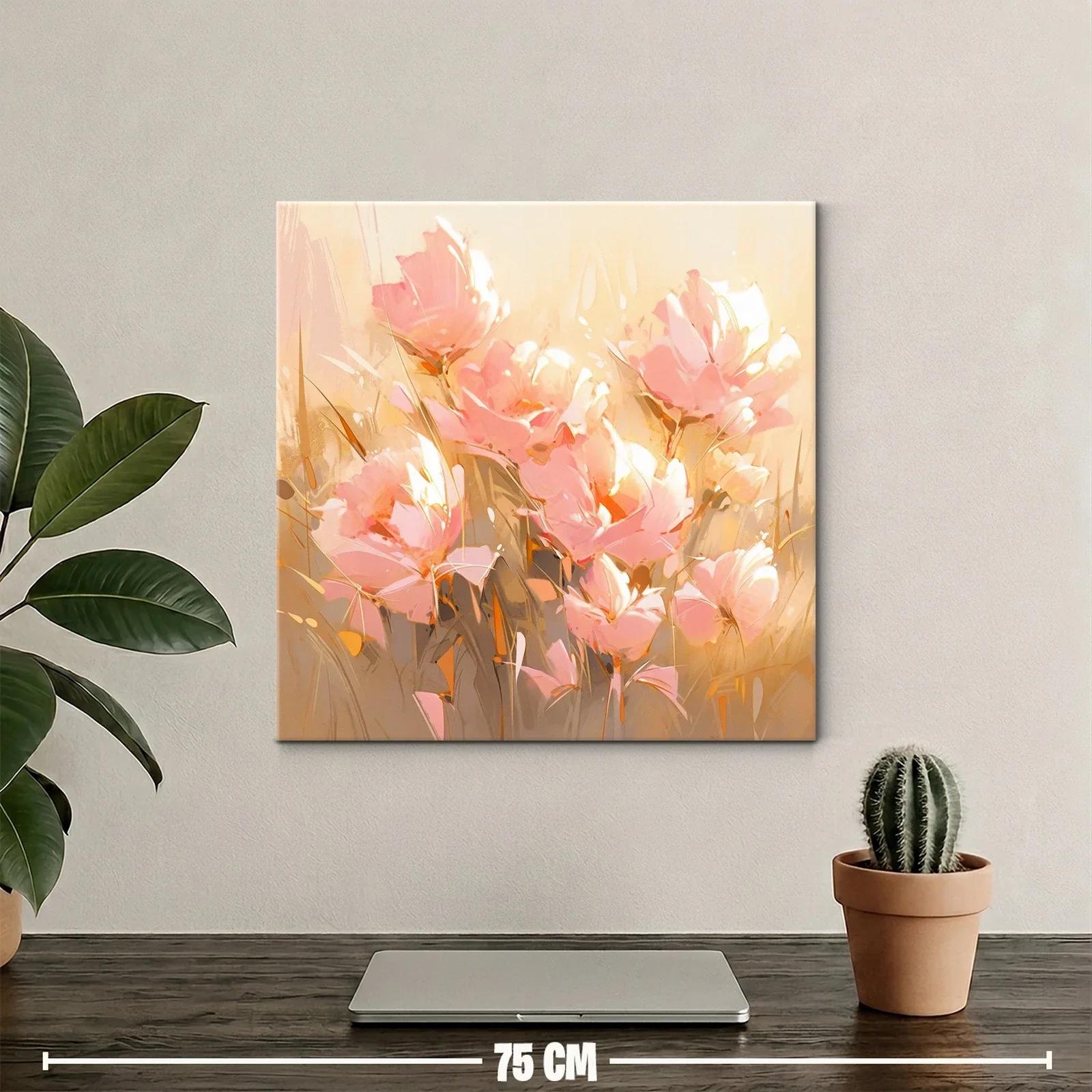 Flores delicadas en tonos pastel para ambiente sereno — miniatura 2