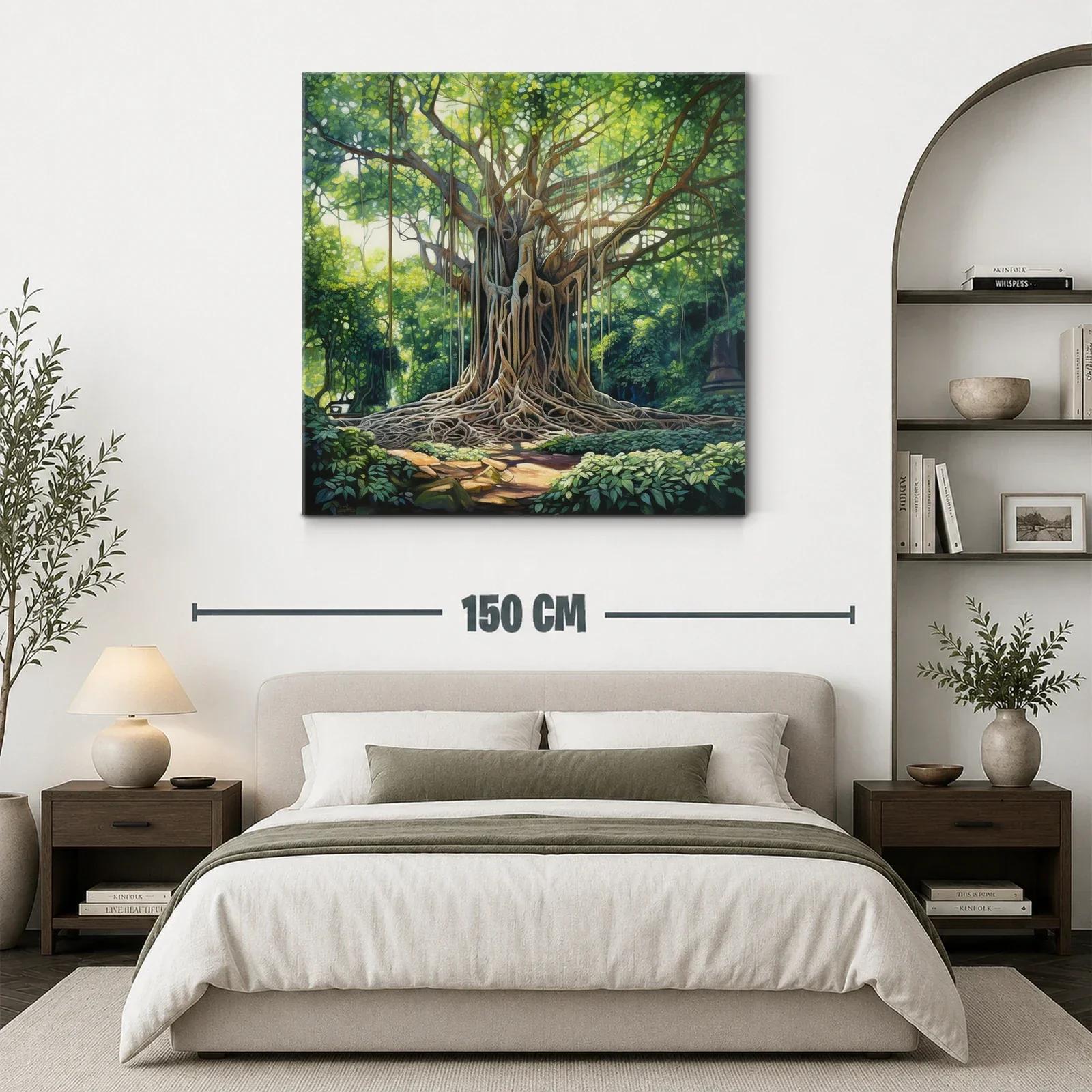 Impresionante árbol antiguo bajo la luz del sol — miniatura 3