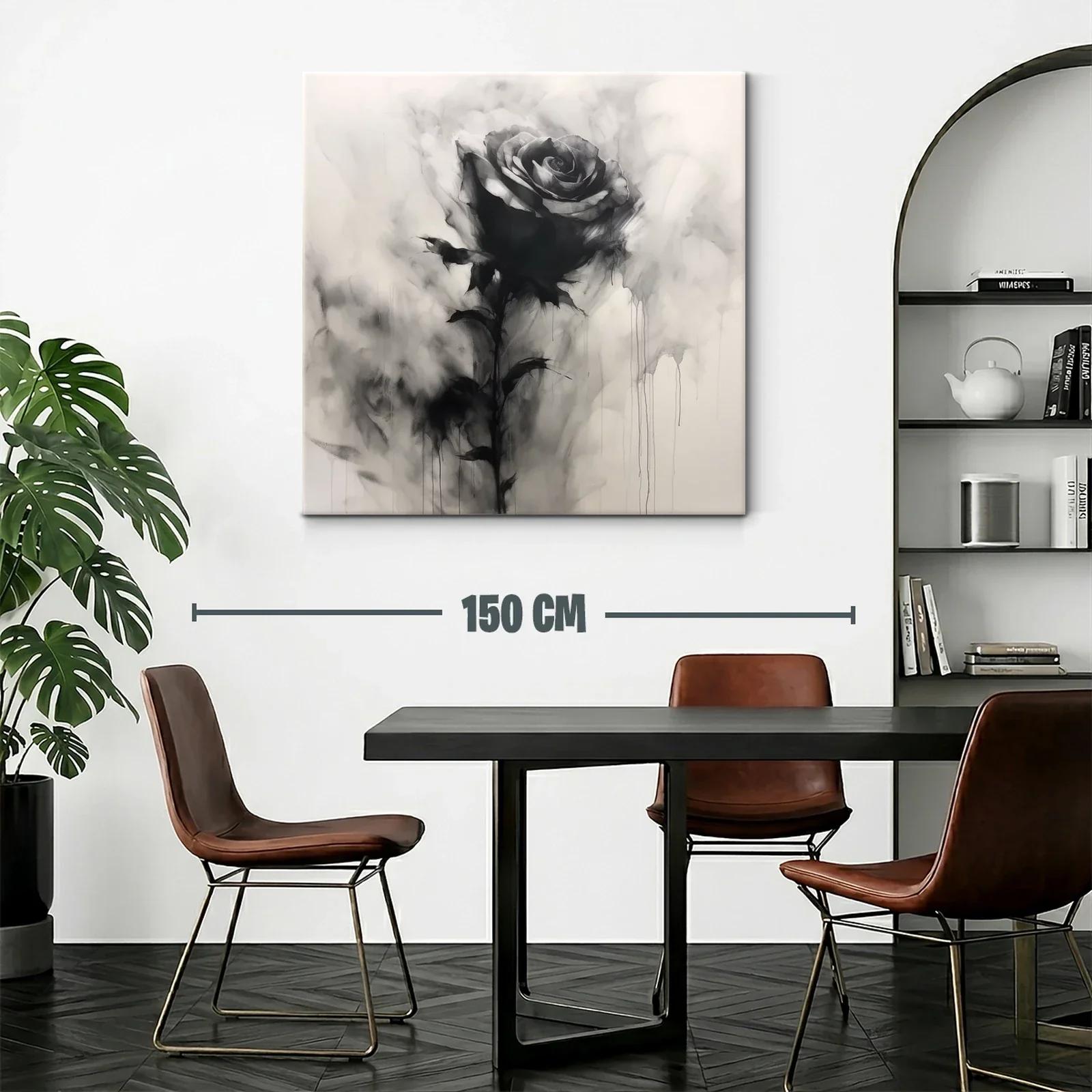 Rosa en sombras difusas con elegancia atemporal — miniatura 2