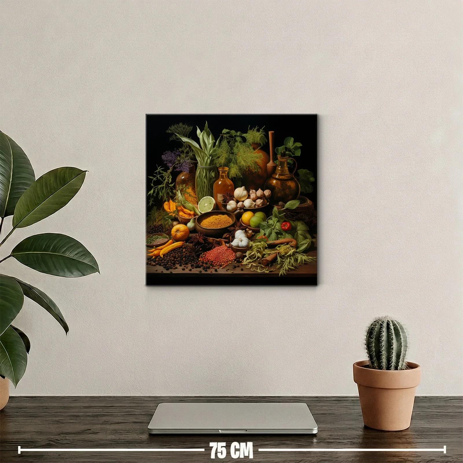 Composición clásica de especias y hierbas naturales — miniatura 2