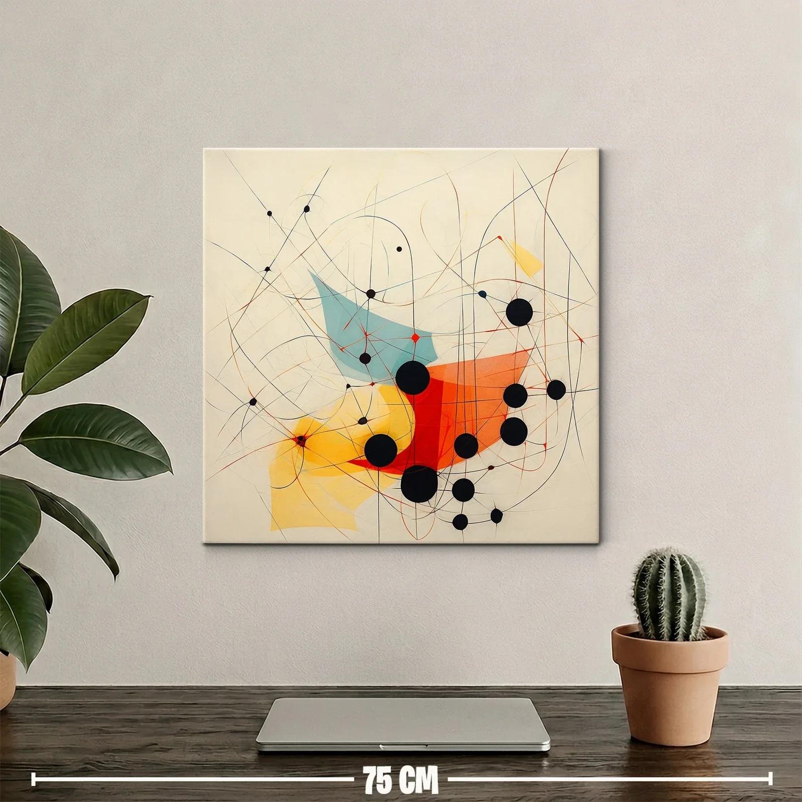 Composición abstracta con formas y líneas dinámicas — miniatura 2
