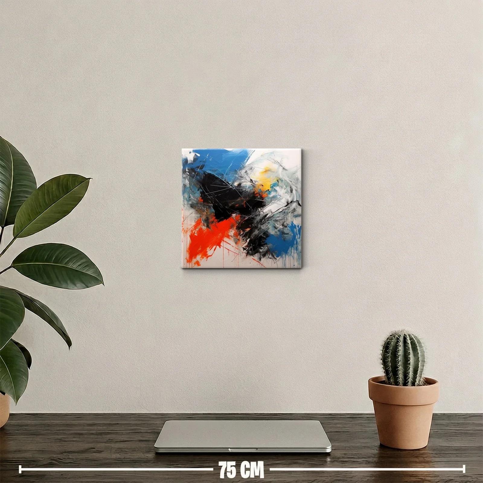 Explosión de color y energía en composición abstracta dinámica — miniatura 2