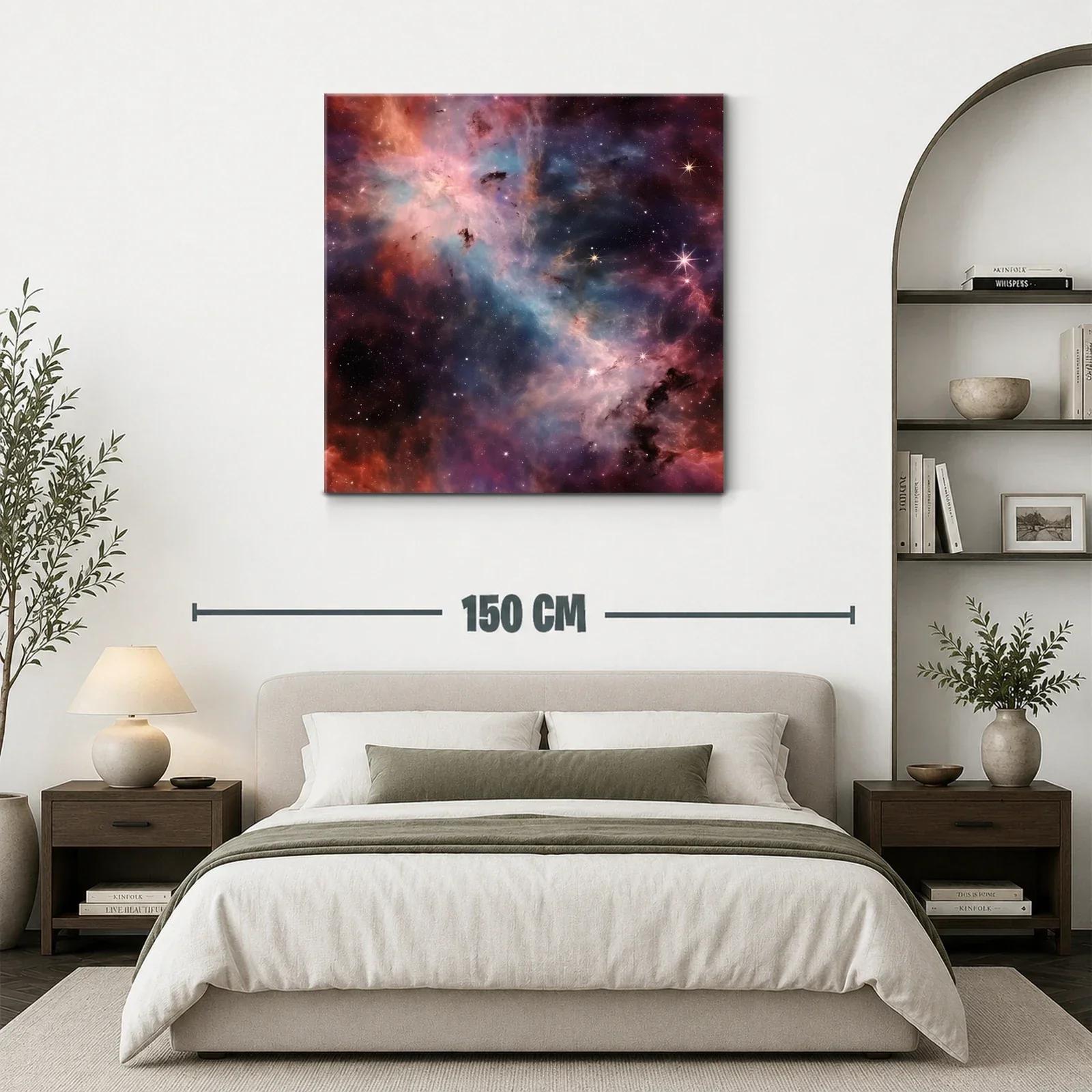 Cielo Cósmico con Nebulosas y Estrellas Brillantes — miniatura 3