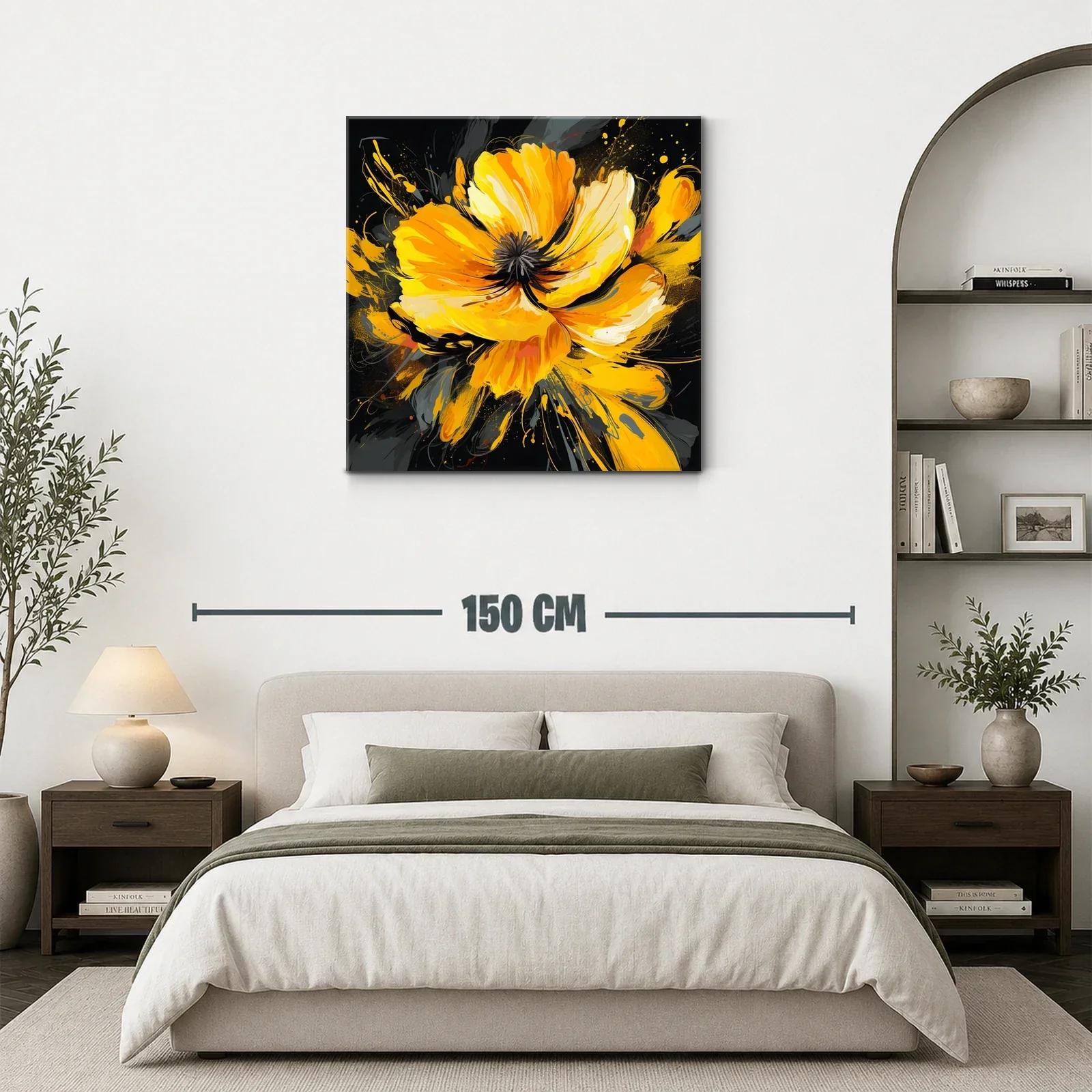 Impacto floral en tonos vibrantes naranja y amarillo — miniatura 3