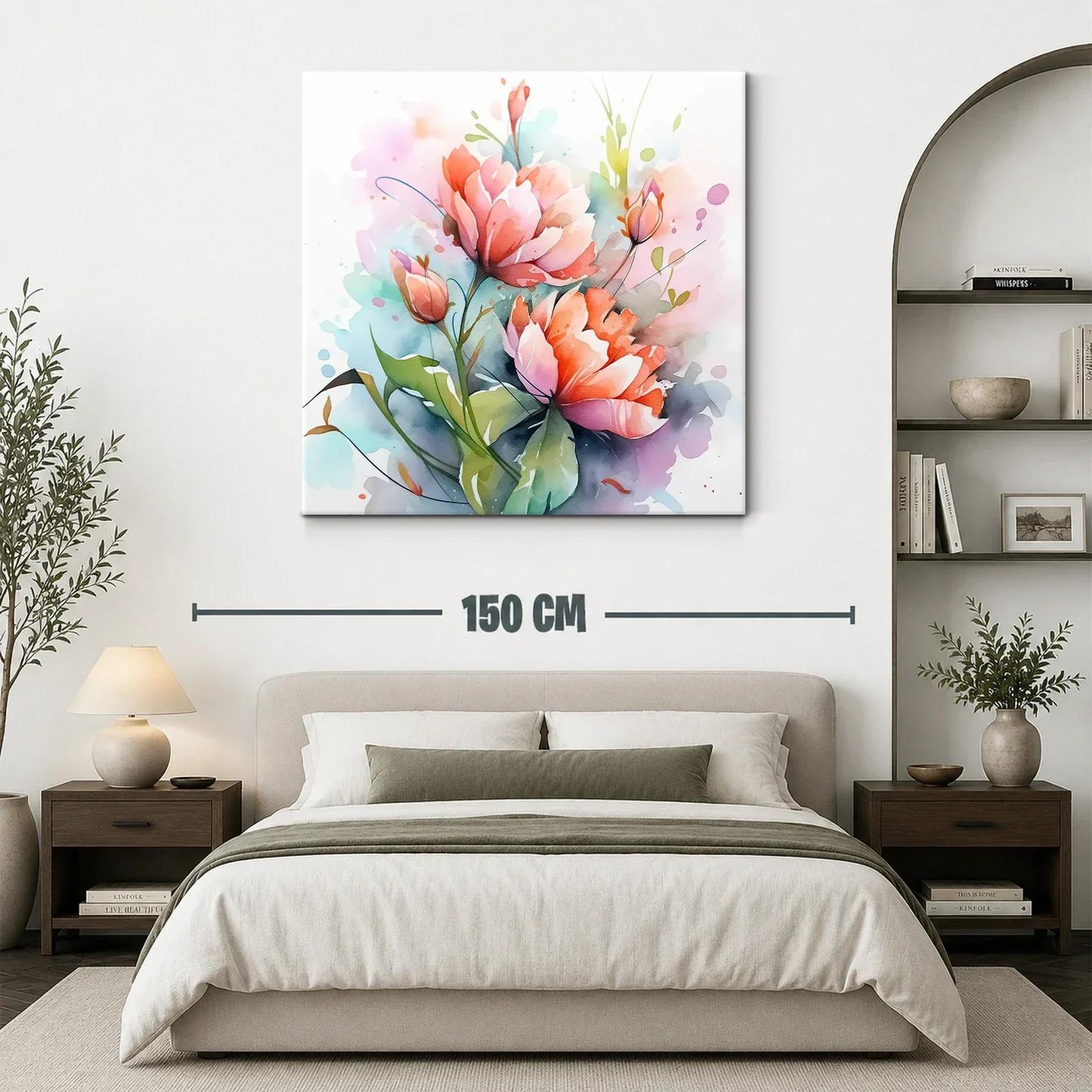 Flores vibrantes con tonos suaves y naturaleza delicada — miniatura 3