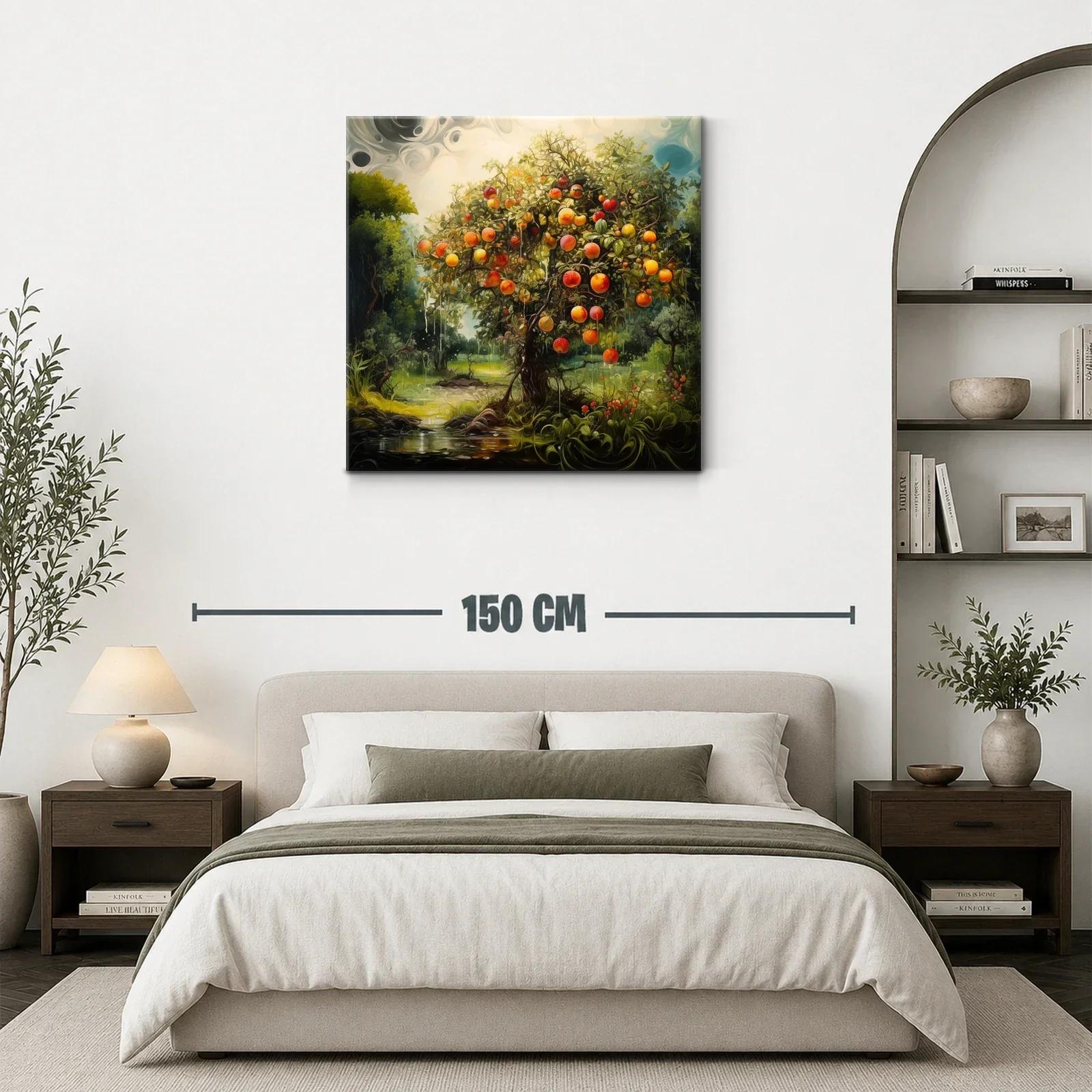 Árbol frutal vibrante en paisaje natural exuberante — miniatura 3