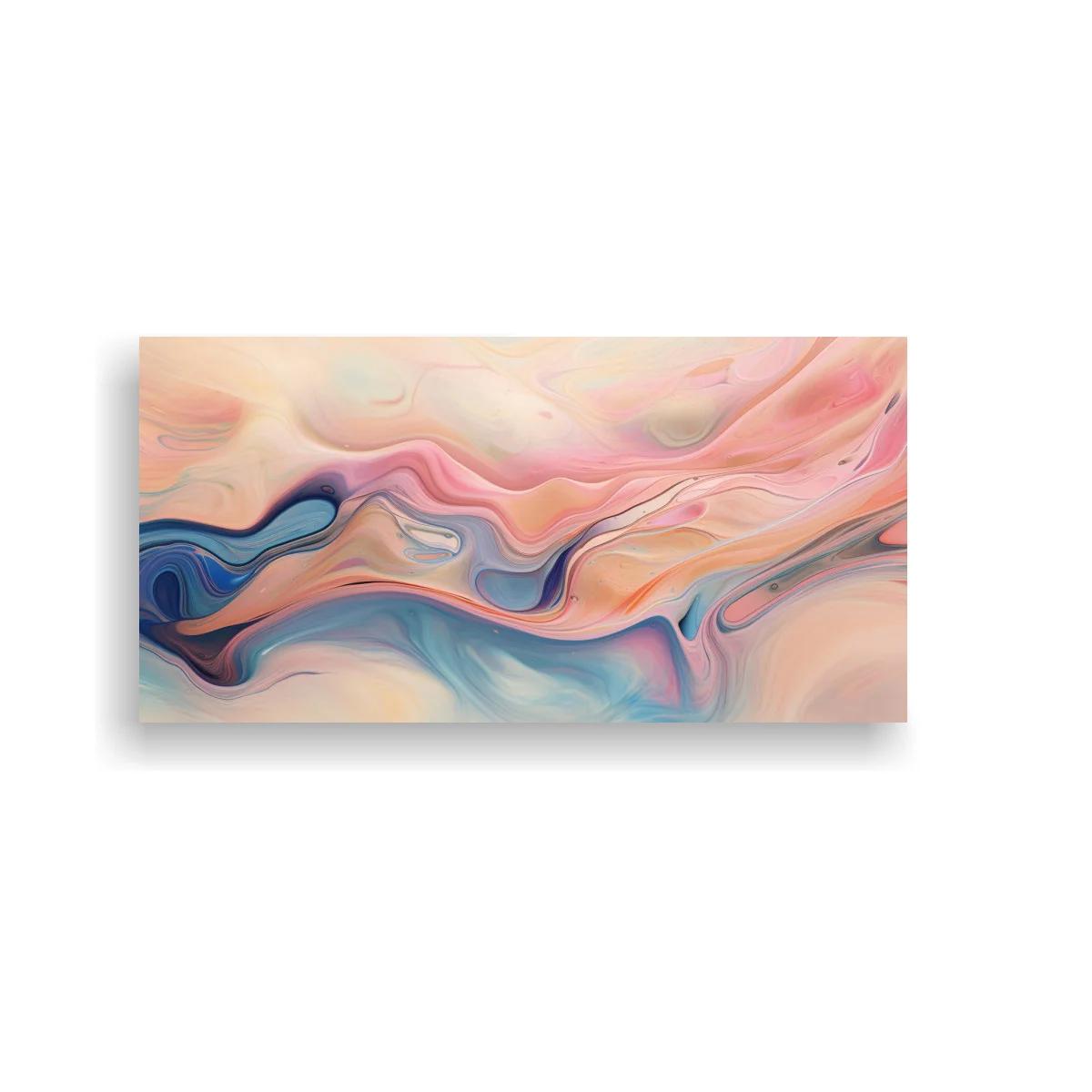 Cuadro remolinos fluidos abstractos en franjas onduladas — imagen principal