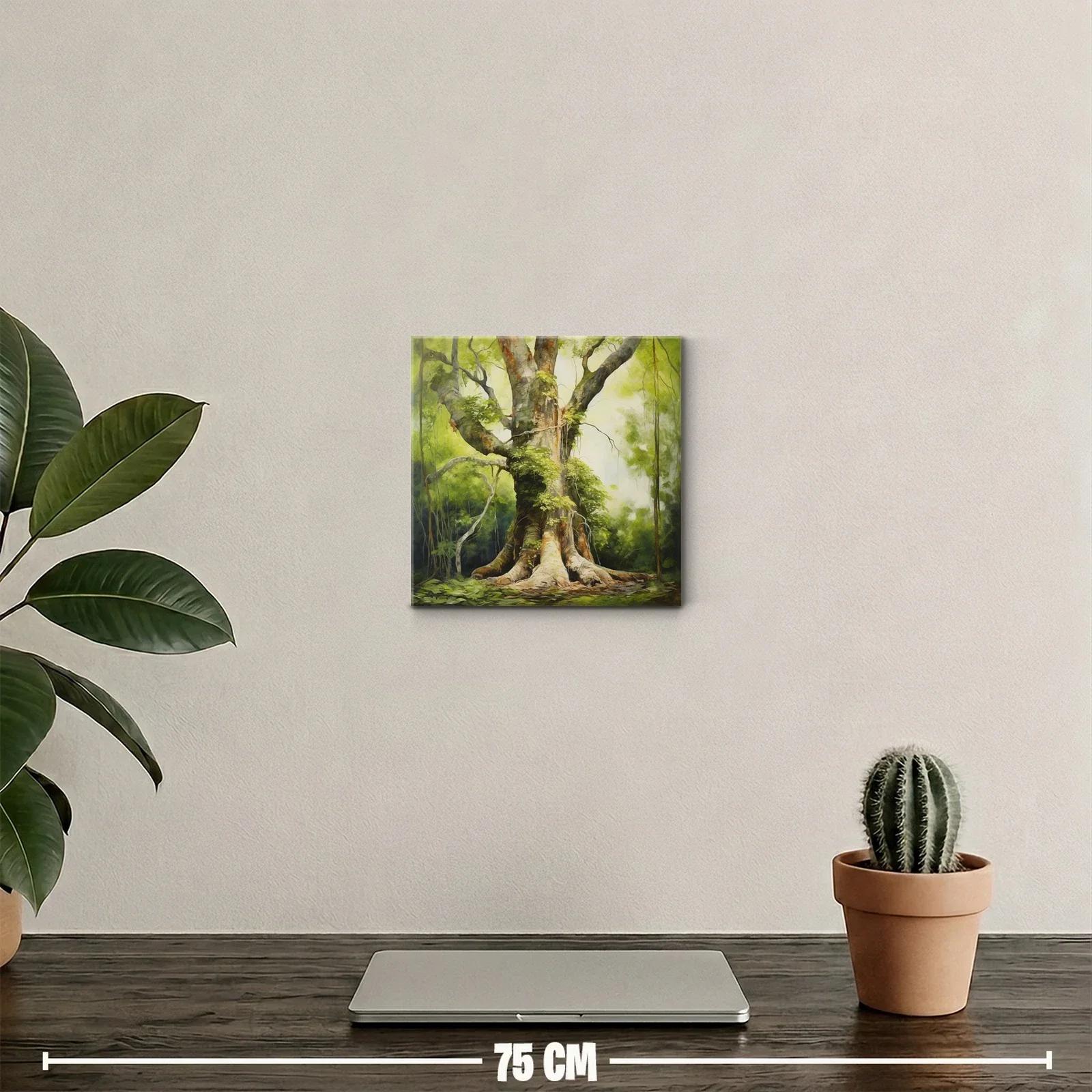 Imponente árbol que simboliza fuerza y conexión natural — miniatura 2