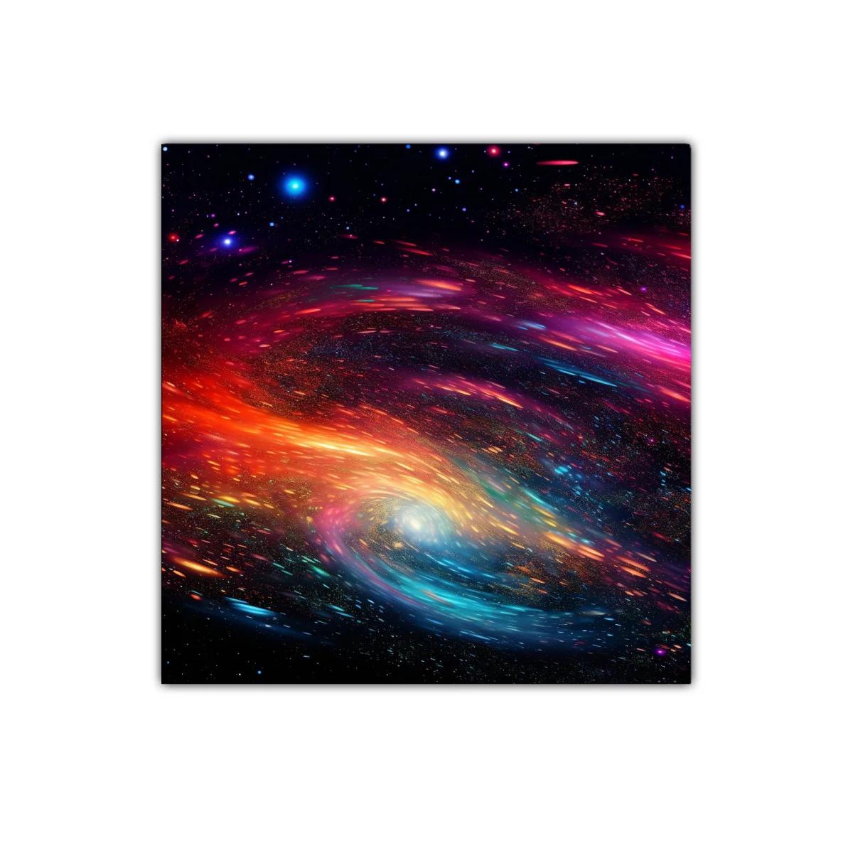 Explosión cósmica de colores vibrantes en el espacio — miniatura 1