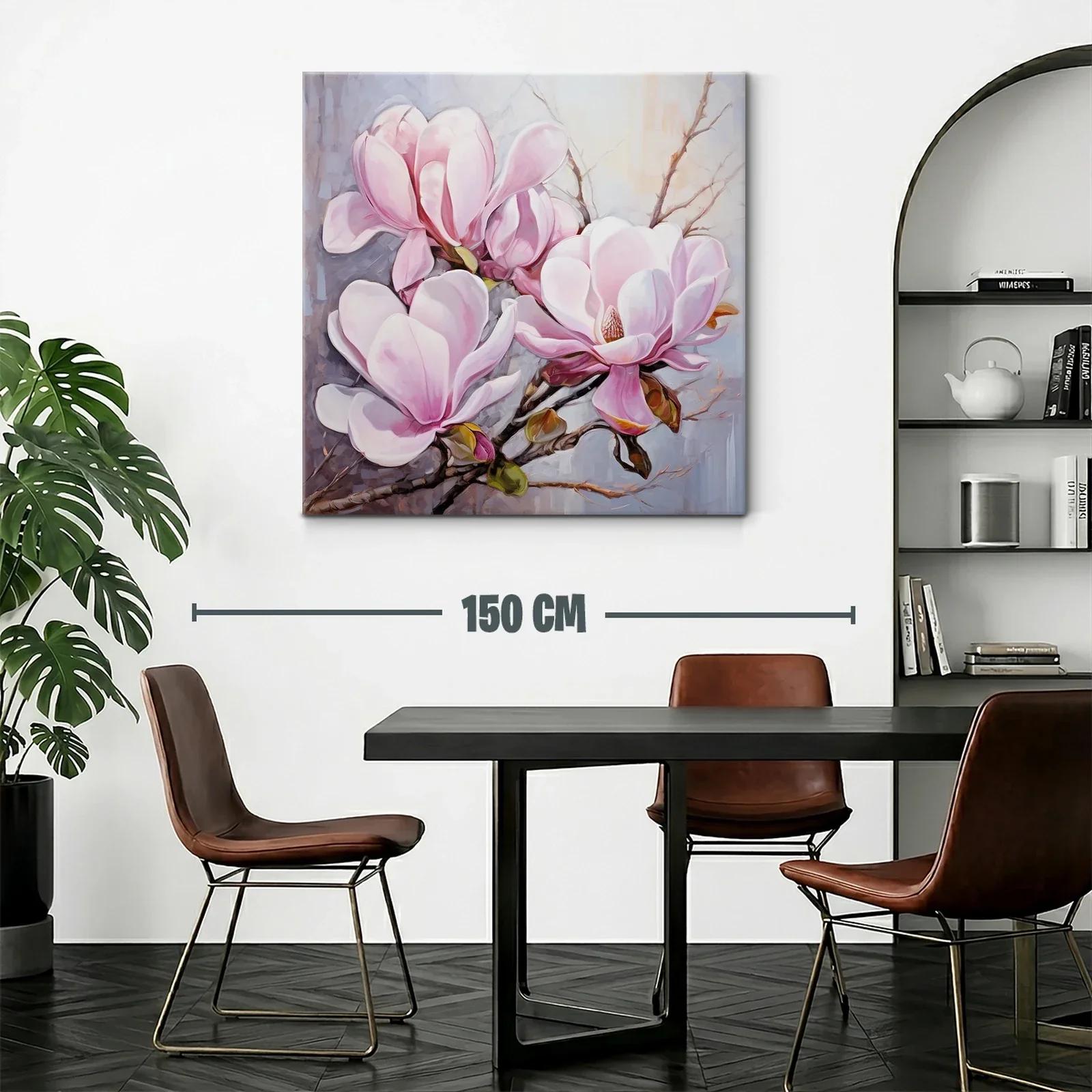 Delicadas flores de magnolia en tonos rosados y blancos — miniatura 2