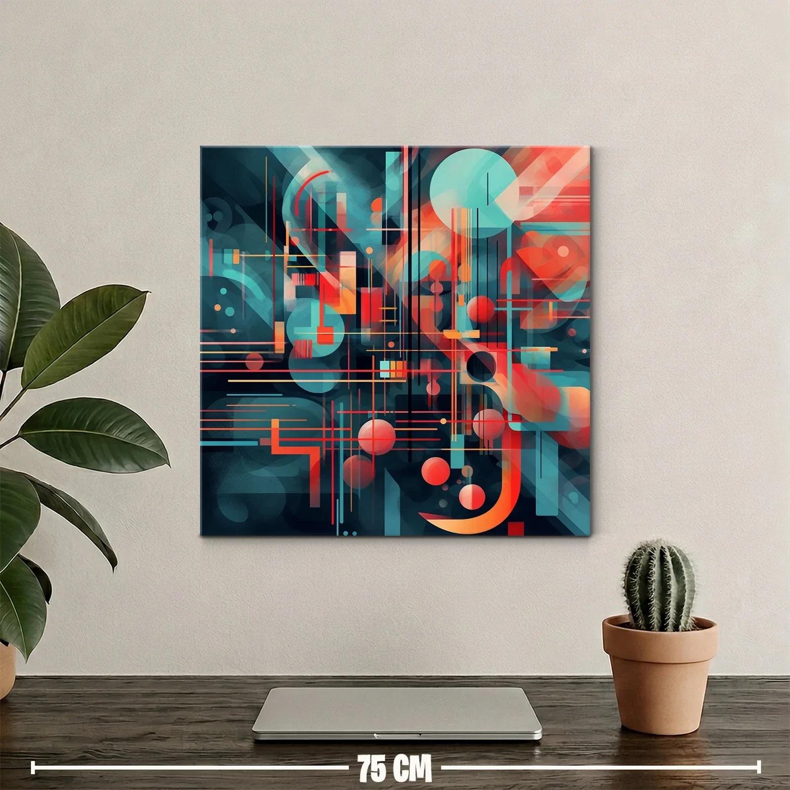 Composición abstracta con geometría y contraste dinámico — miniatura 2