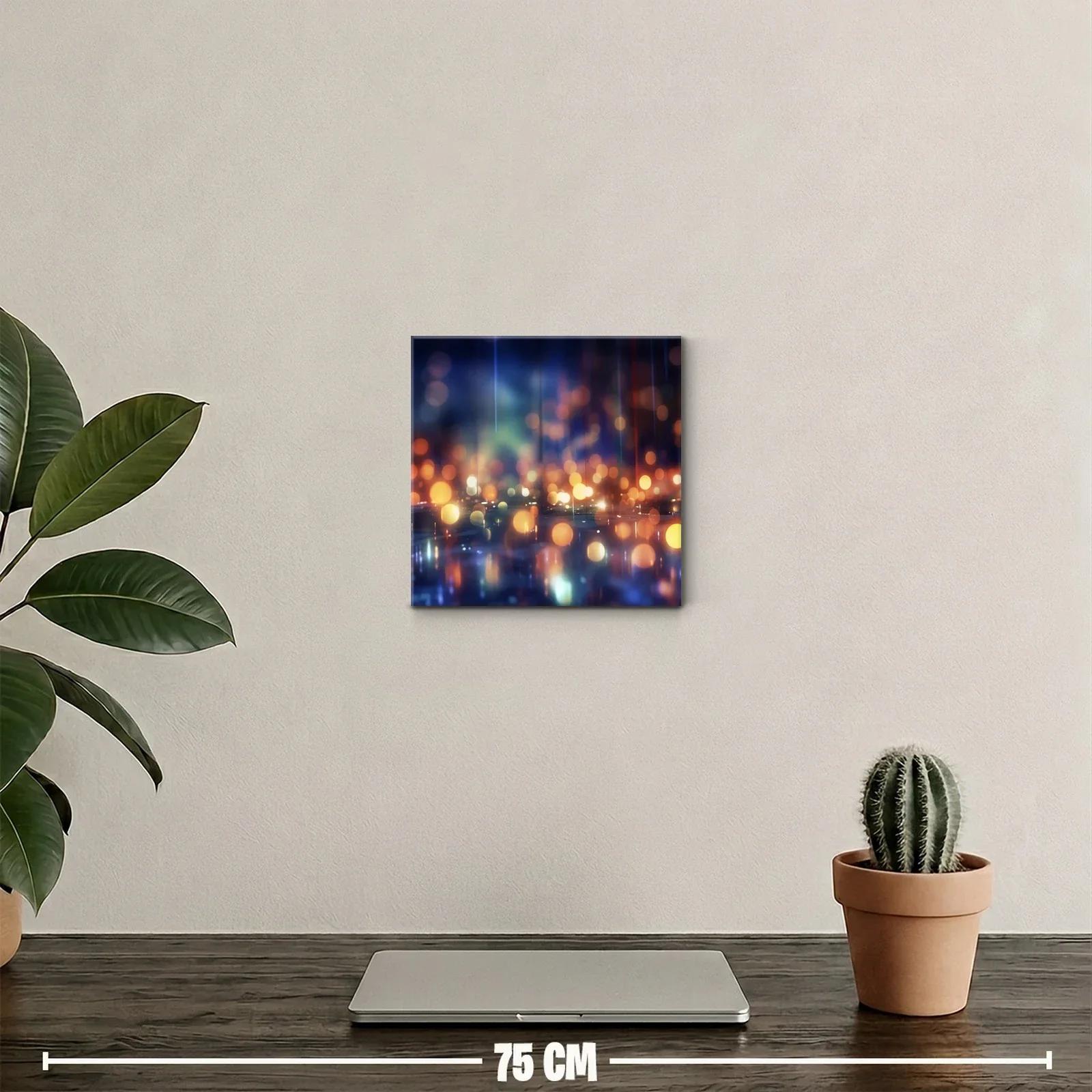 Cuadro decorativo luces difusas vibrantes y coloridas — miniatura 2