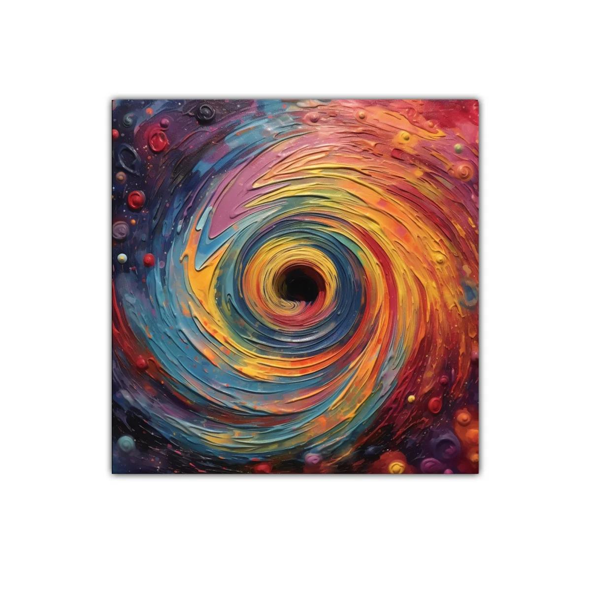 Explosión de colores en remolino cósmico vibrante — miniatura 1