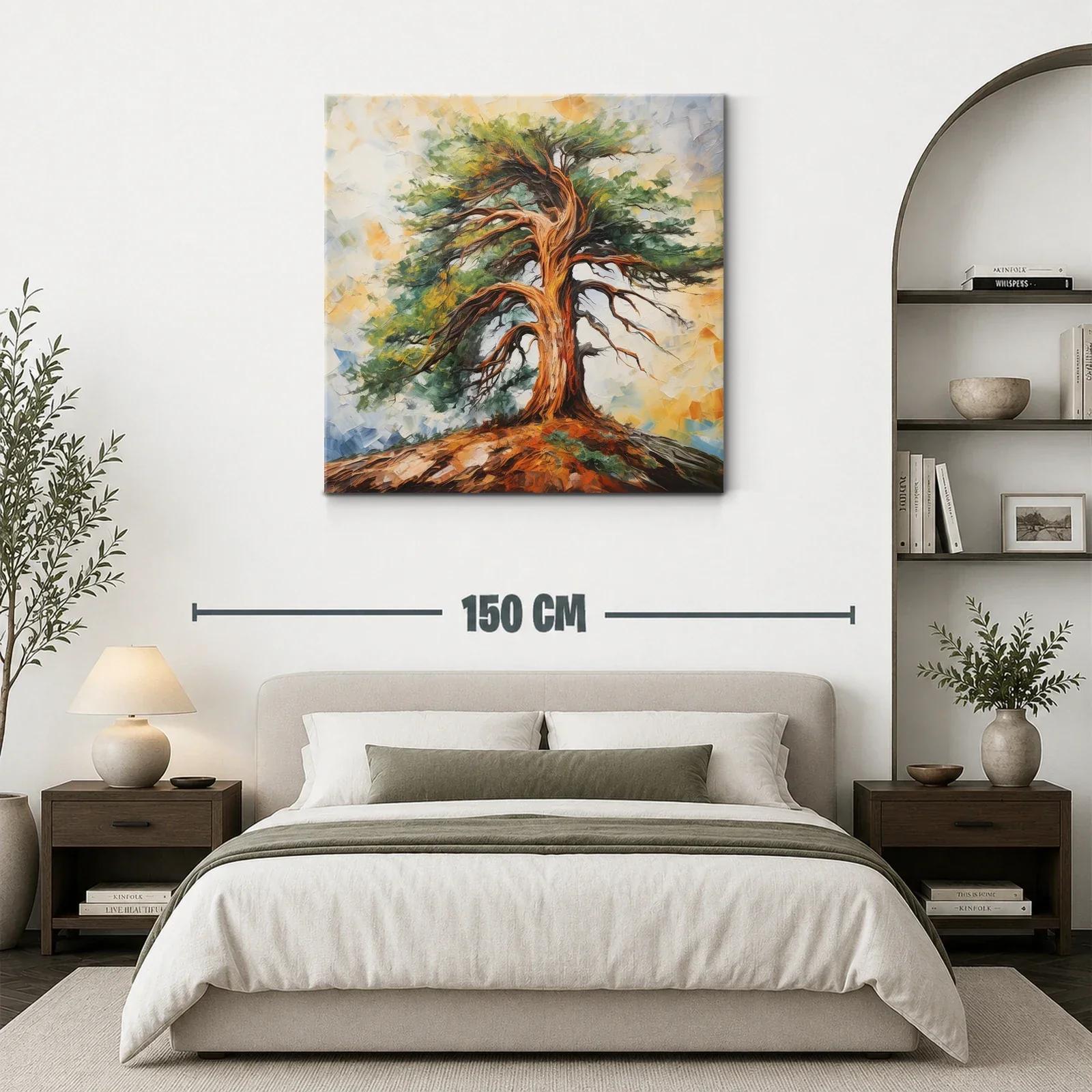 Árbol solitario en paisaje vibrante y natural — miniatura 3