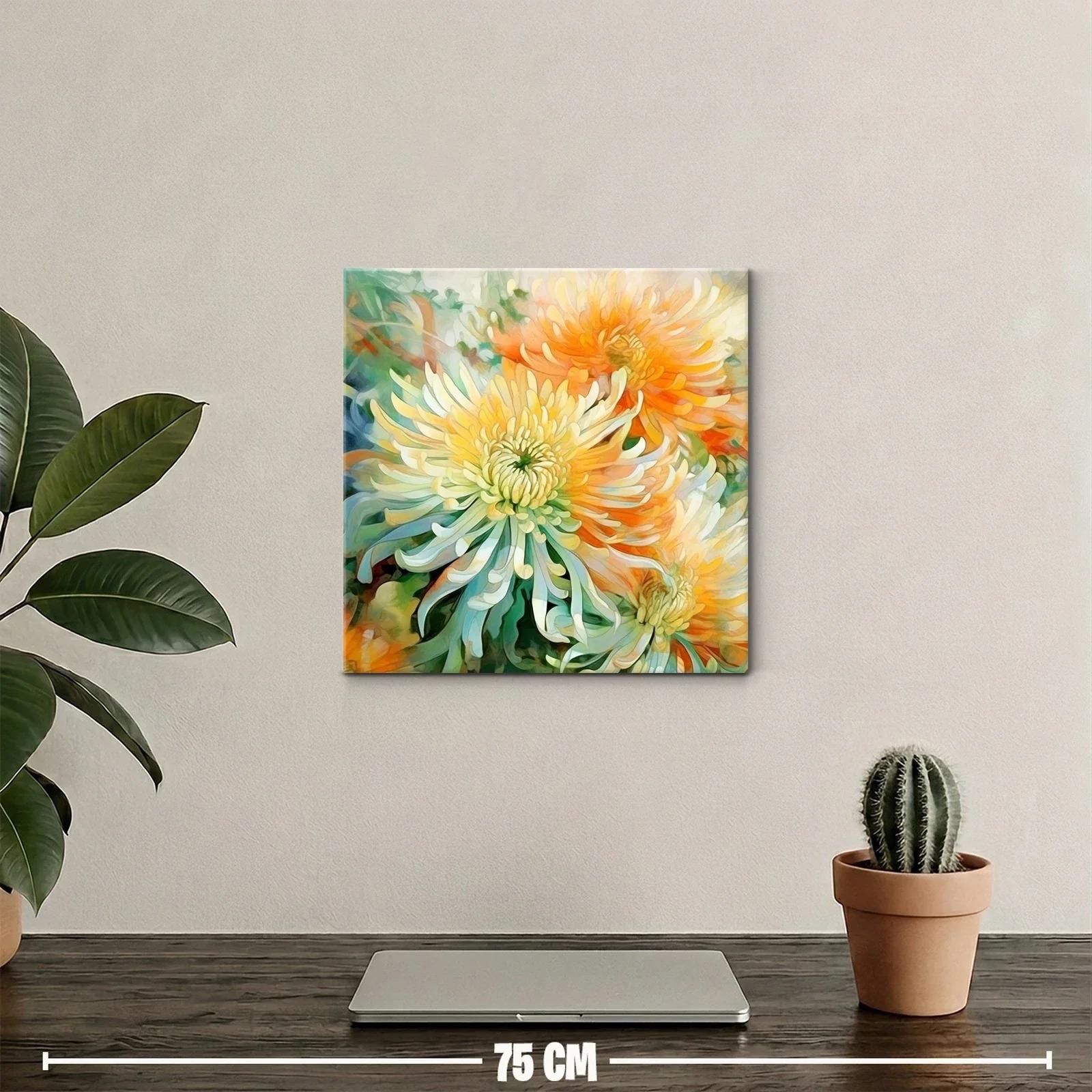 Explosión Floral en Amarillos y Naranjas Vibrantes — miniatura 2