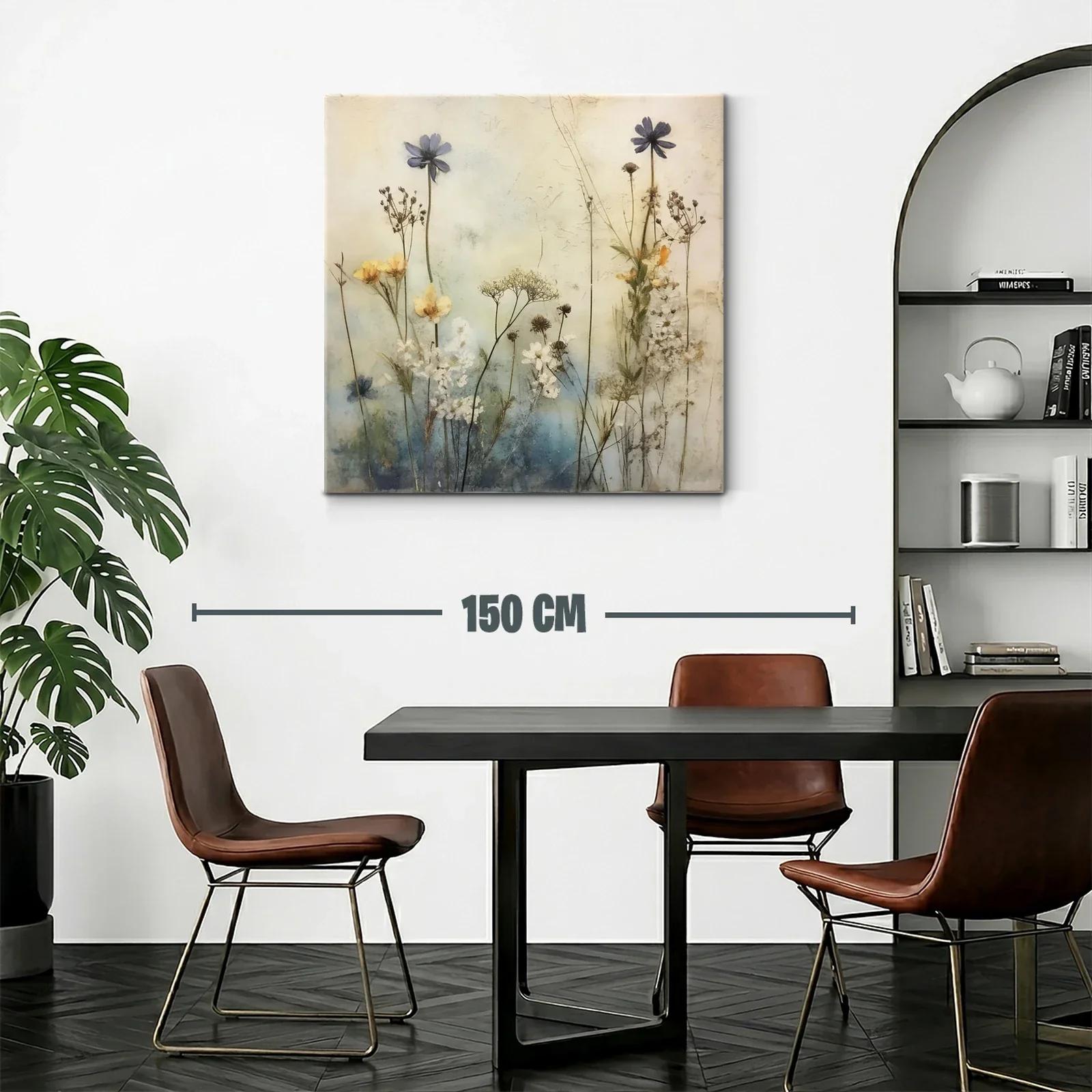 Arte floral delicado en tonos suaves y naturales — miniatura 2