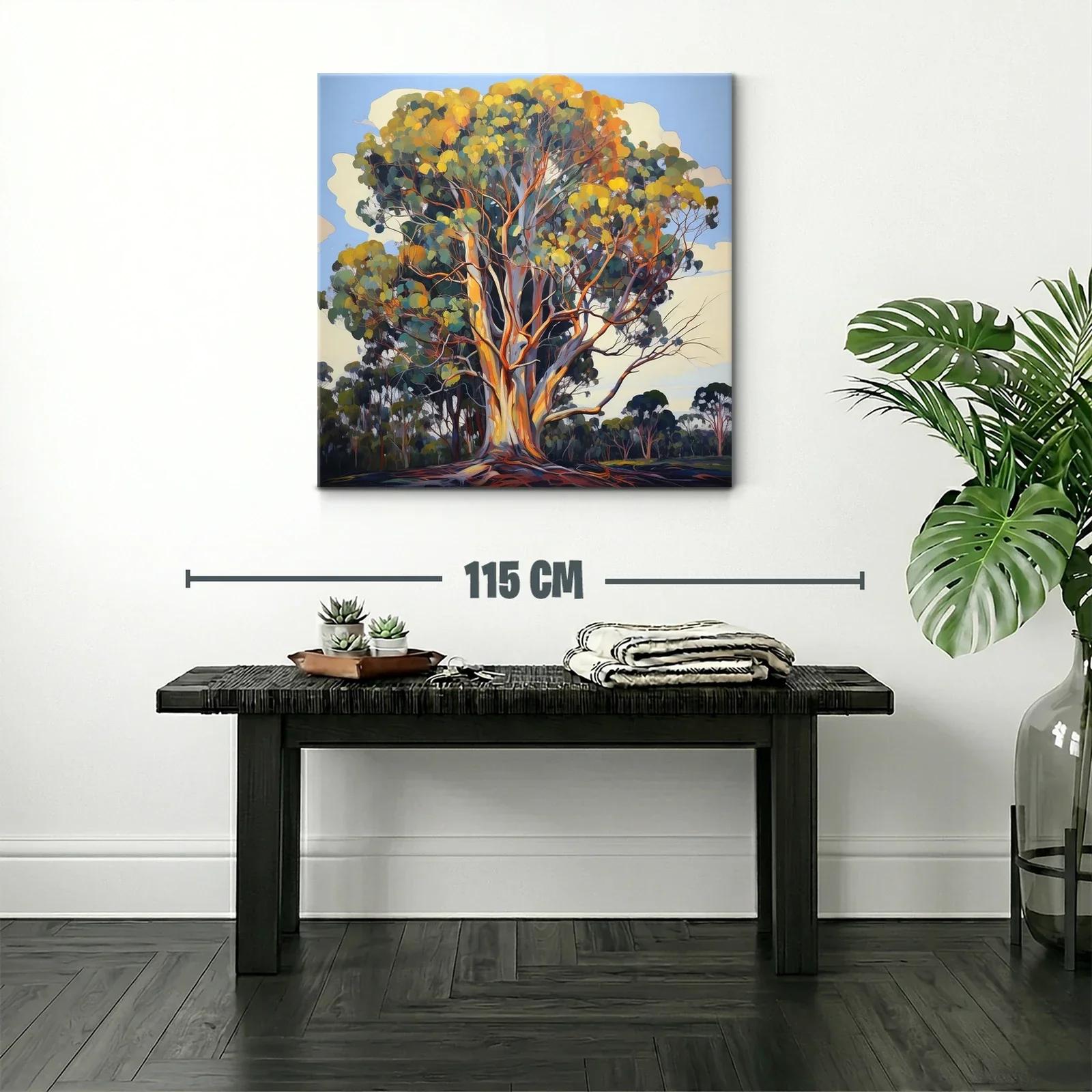 Árbol majestuoso con tonos cálidos y vibrantes — miniatura 2