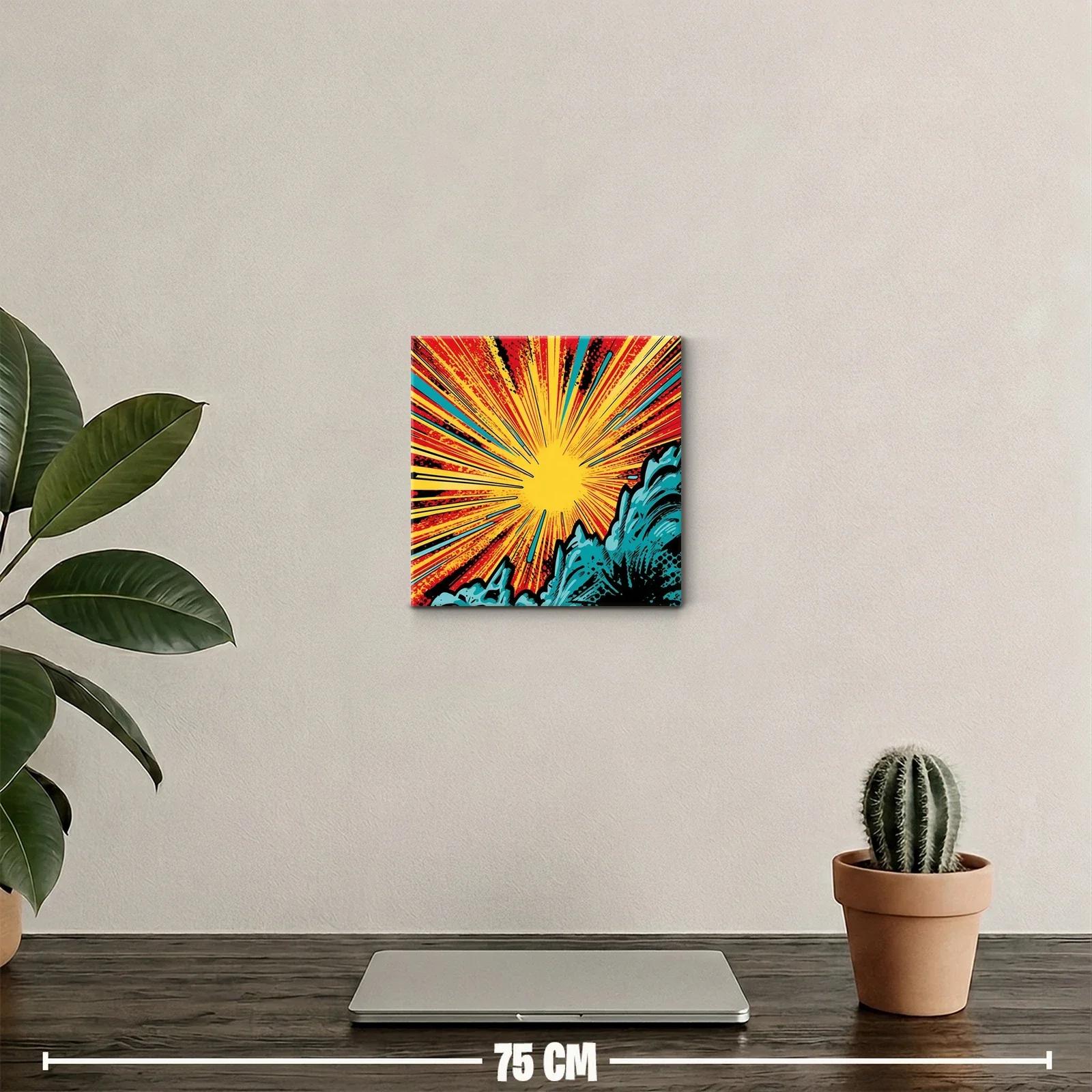 Estallido vibrante con explosión de color y energía intensa — miniatura 2