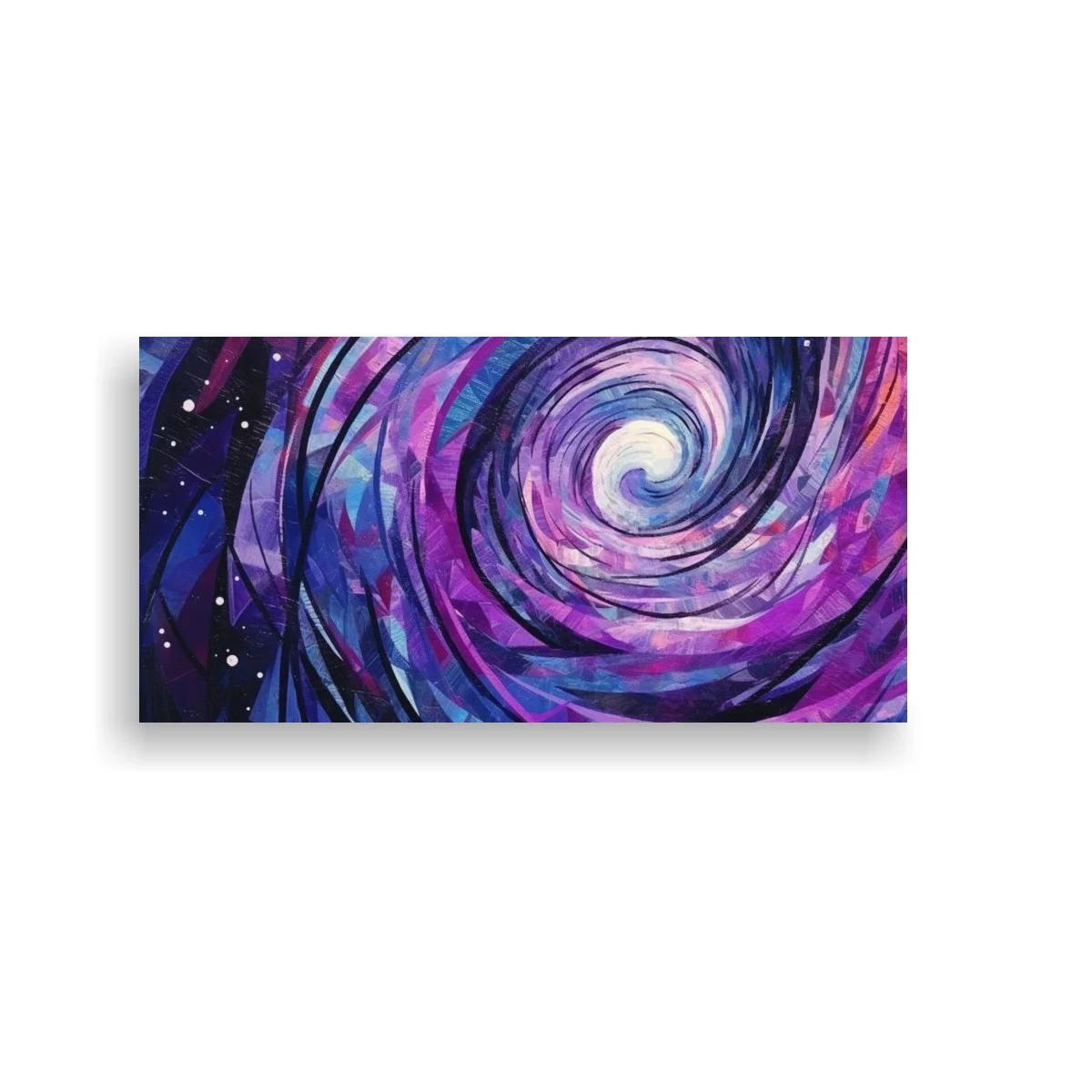 Cuadro galaxia en espiral con núcleo claro — imagen principal