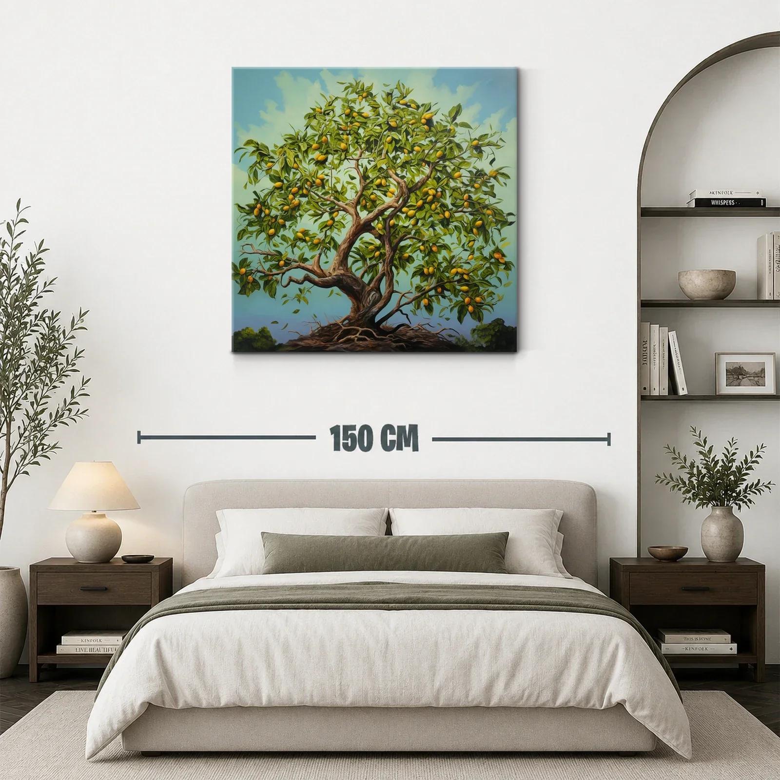 Árbol frutal con frutos cítricos en plena vitalidad — miniatura 3
