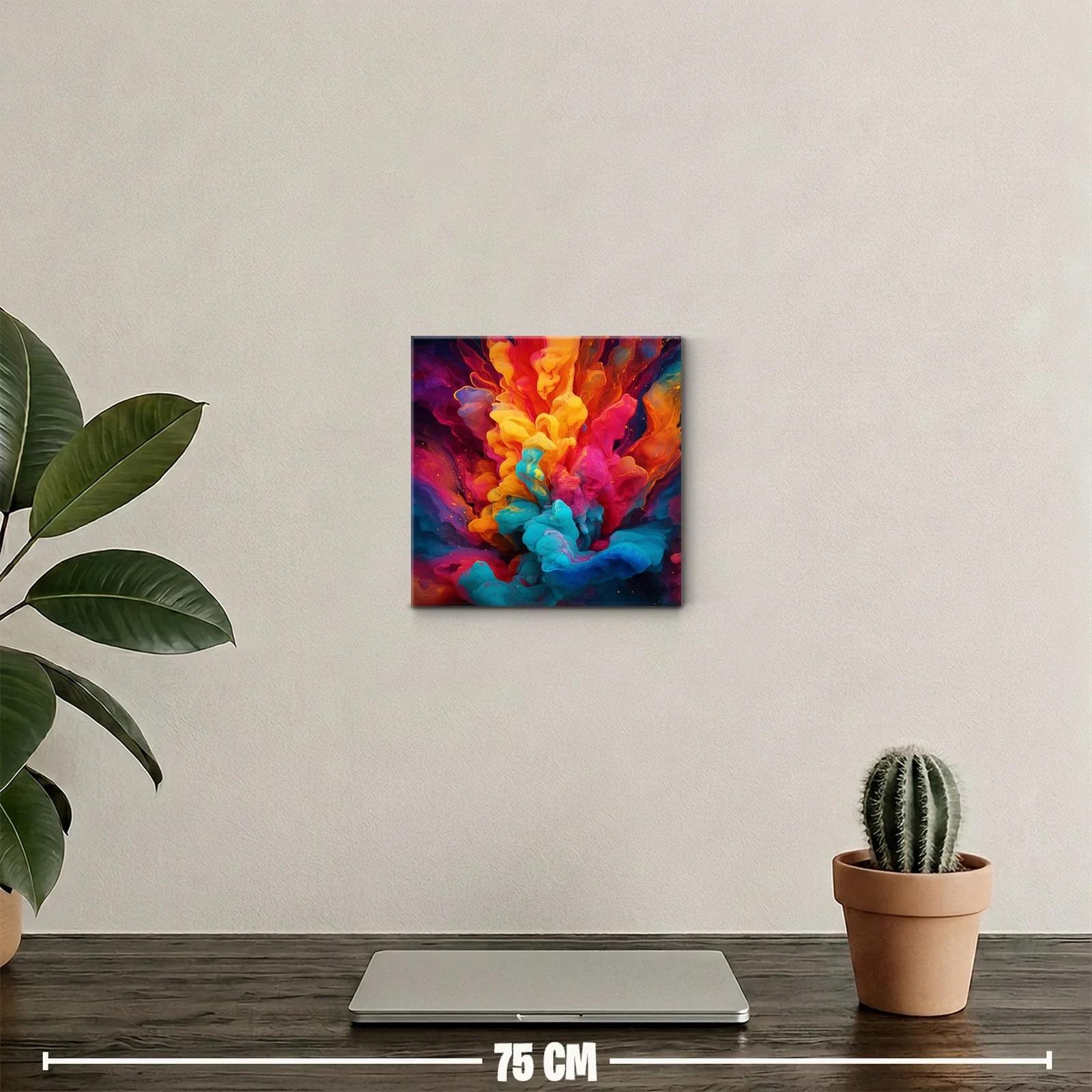 Explosión abstracta de colores vibrantes en movimiento — miniatura 2