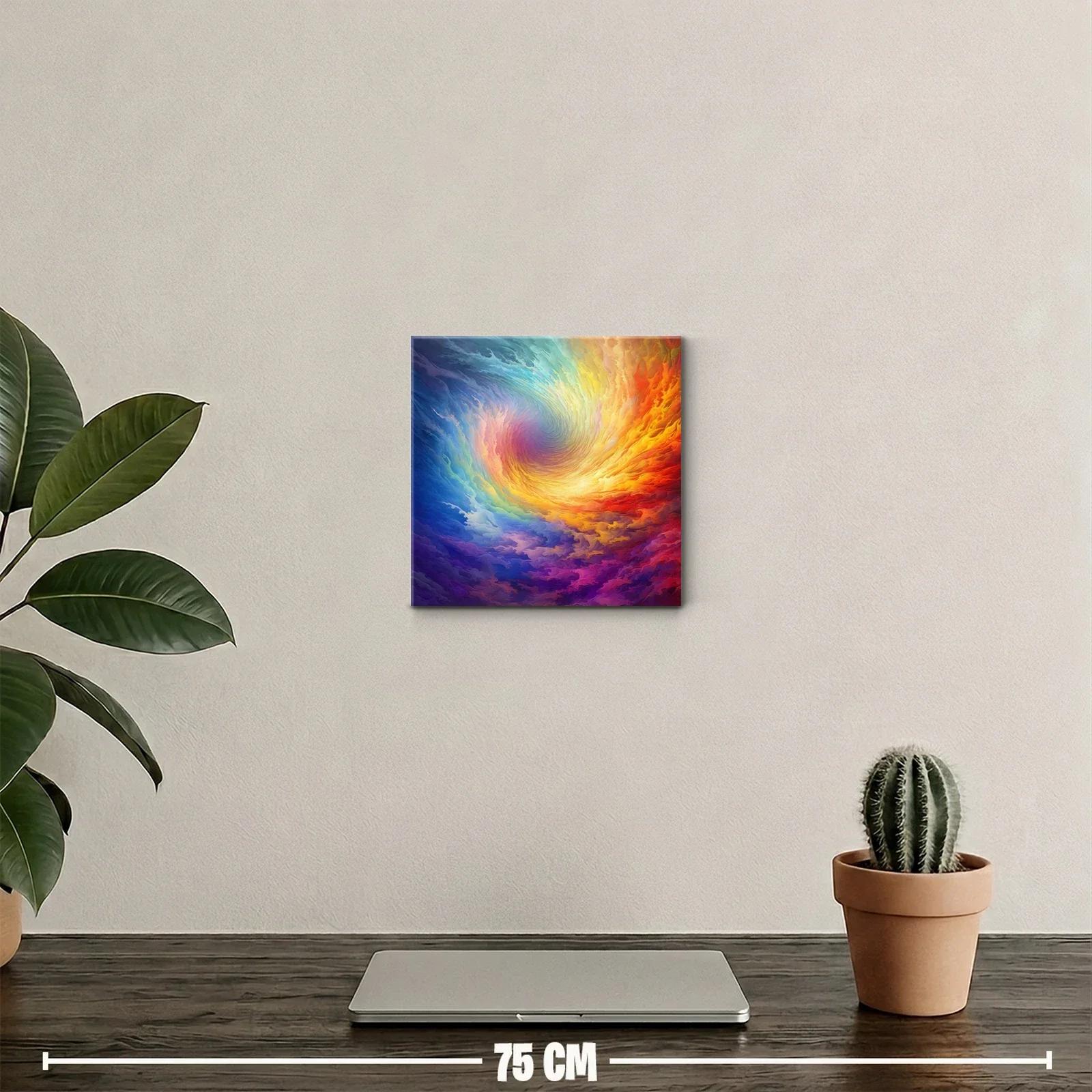 Espiral de colores vibrantes con energía dinámica — miniatura 2