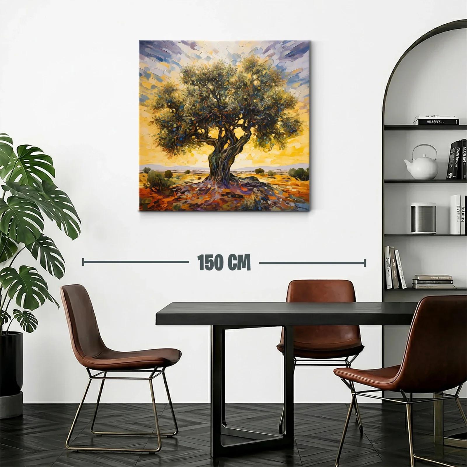 Magnífico árbol solitario en paisaje cálido y vibrante — miniatura 2