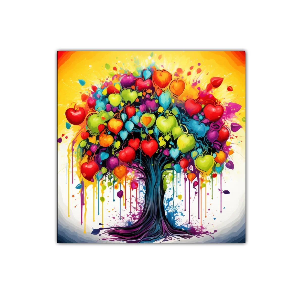 Árbol colorido con frutos brillantes y alma vibrante — miniatura 1
