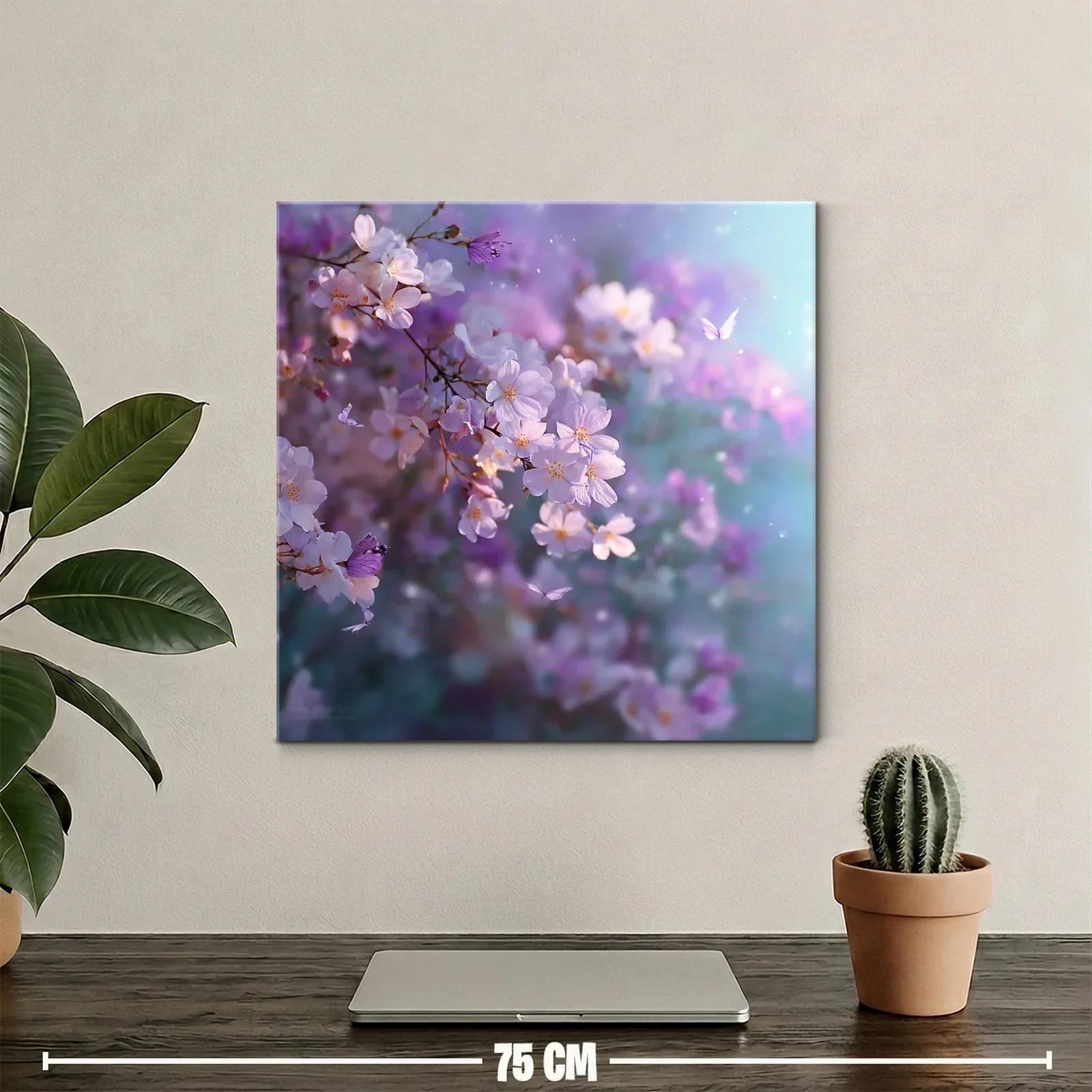 Flores delicadas en tonos lavanda y azul suave — miniatura 2