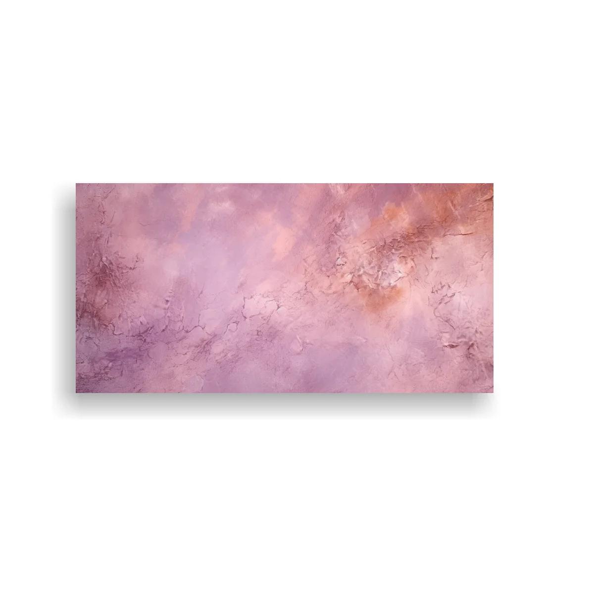 Cuadro textura abstracta en rosa y lila — imagen principal