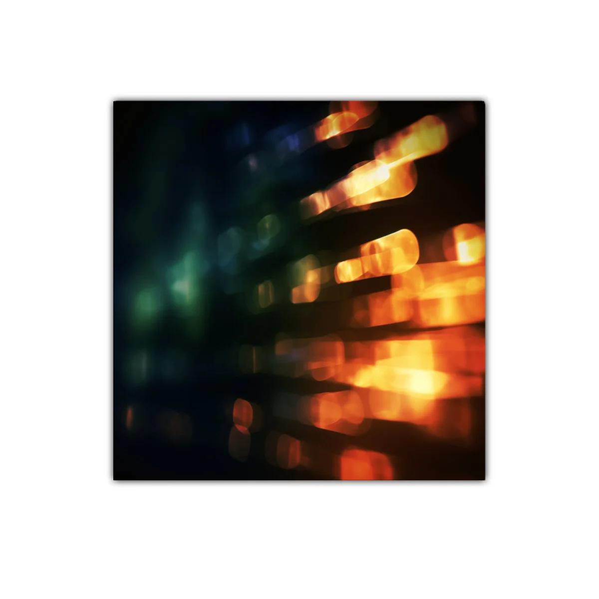 Luz abstracta en tonos cálidos y fríos para decoración moderna — miniatura 1