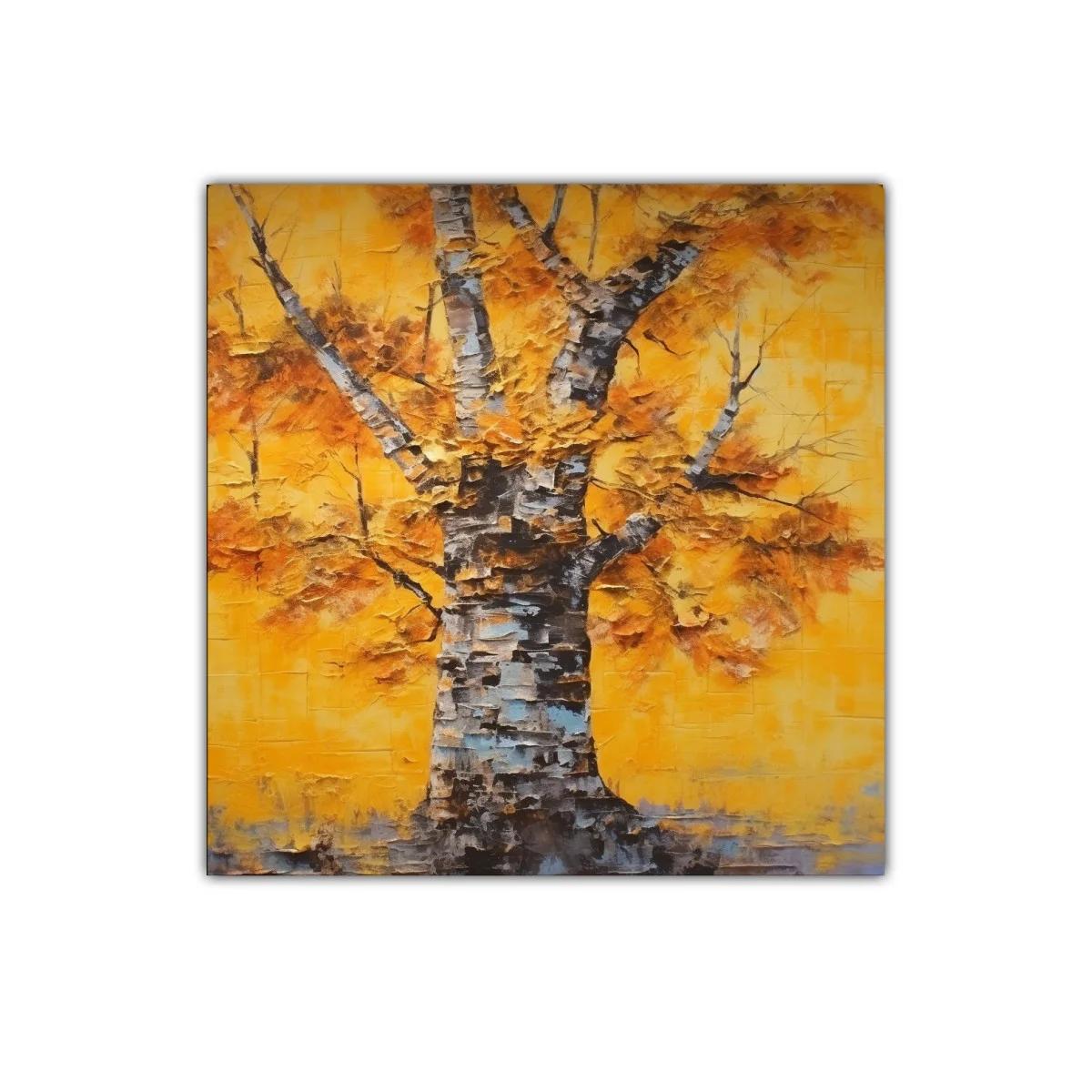 Árbol de otoño con tonos cálidos y vibrantes — miniatura 1