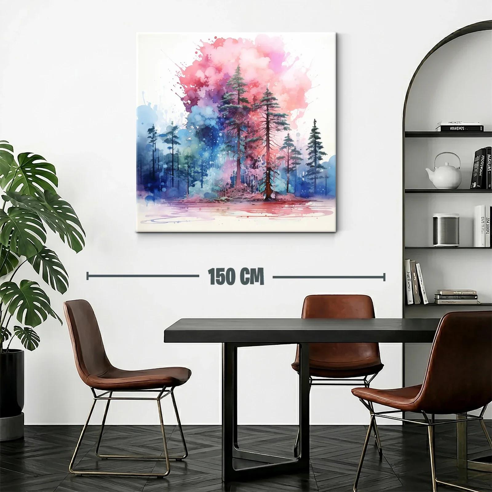 Bosque de ensueño con tonos vibrantes y mágicos — miniatura 2