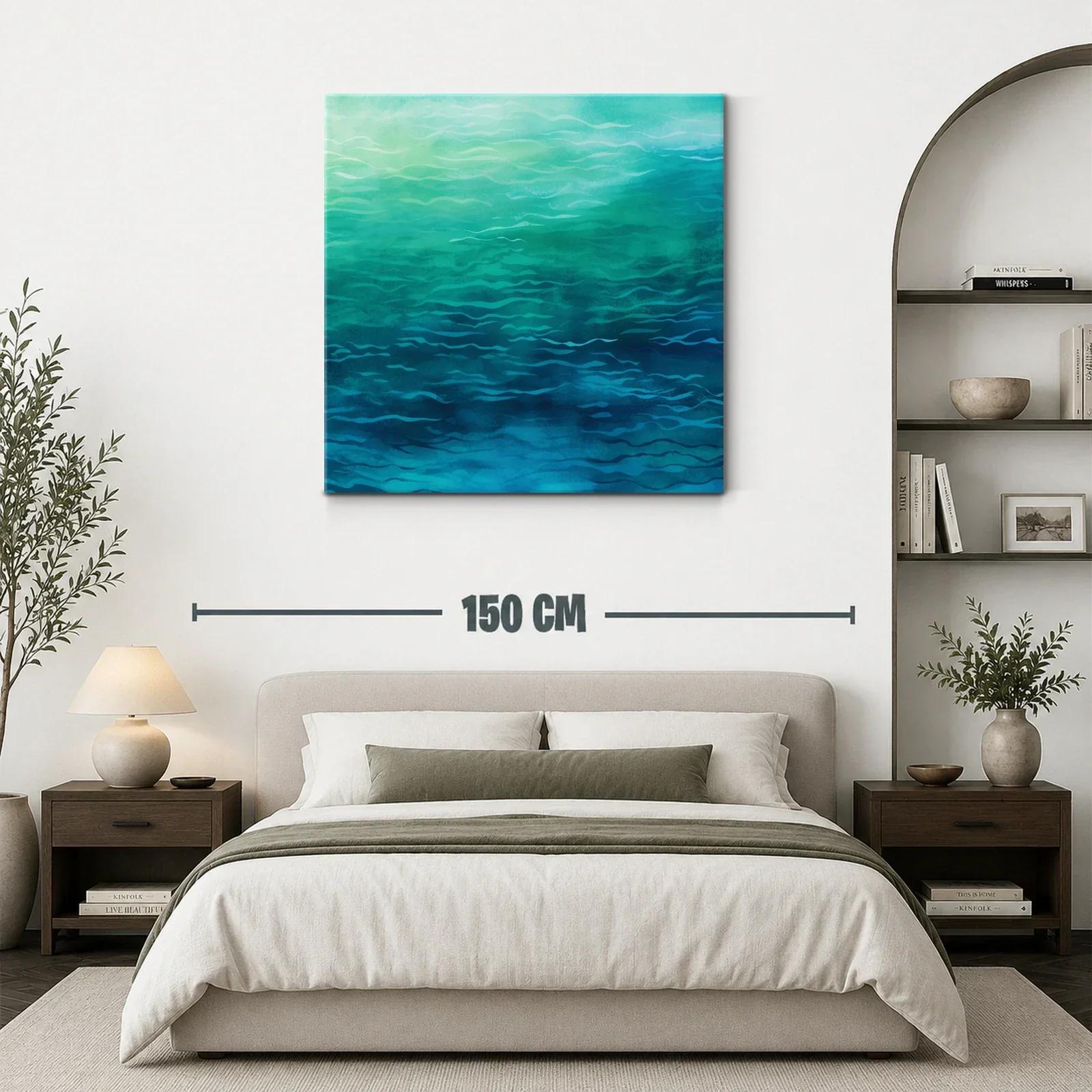 Travesía tranquila en tonos de azul y verde marino — miniatura 3