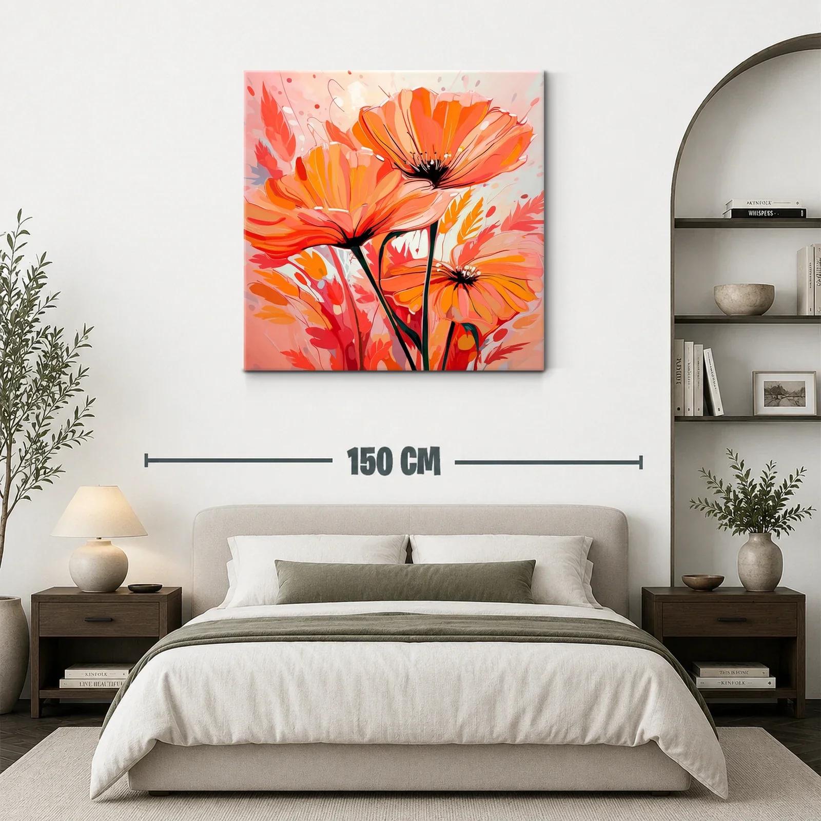 Armonía floral en tonos cálidos para tu espacio — miniatura 3