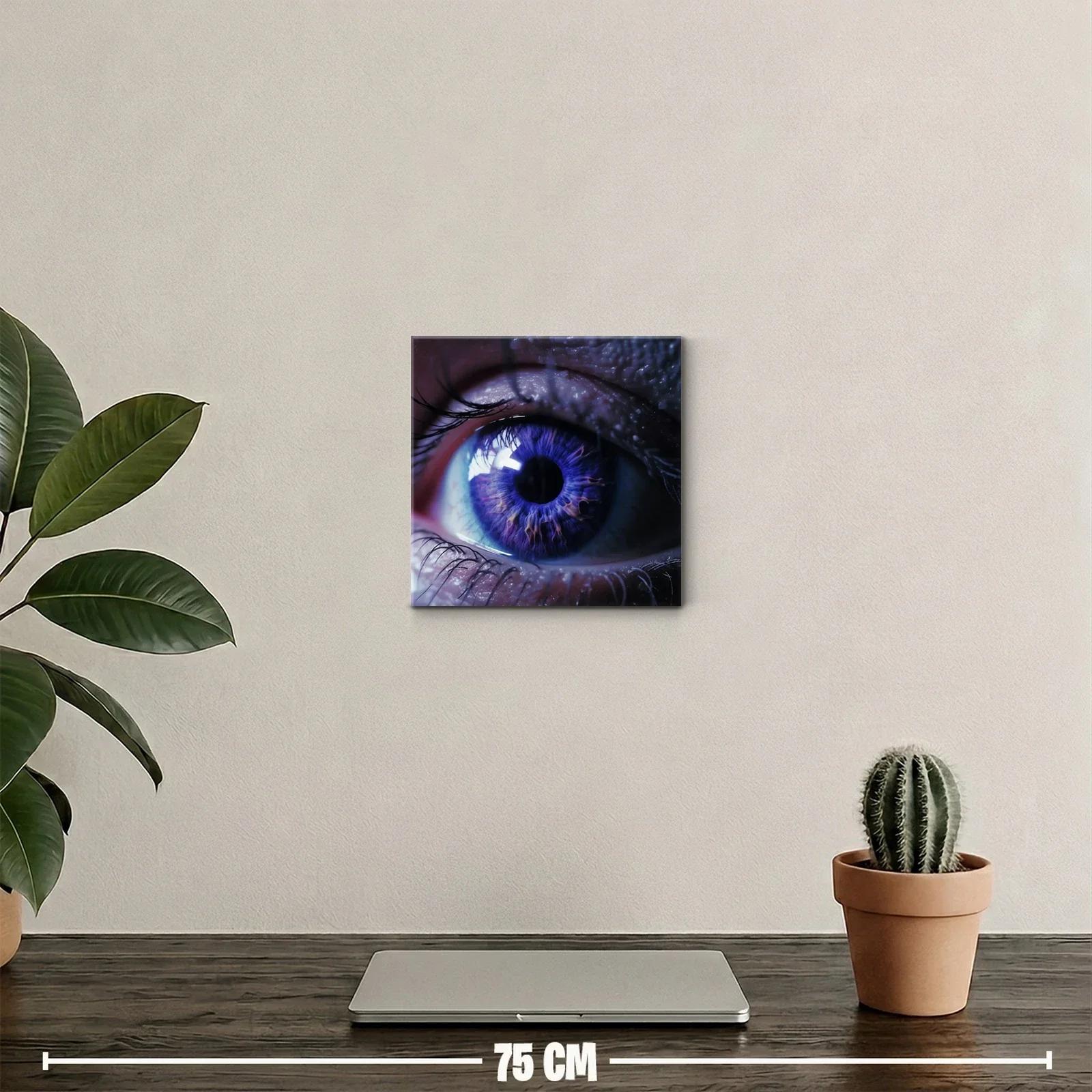 Explosión de color en ojo con iris vibrante y detalle extremo — miniatura 2