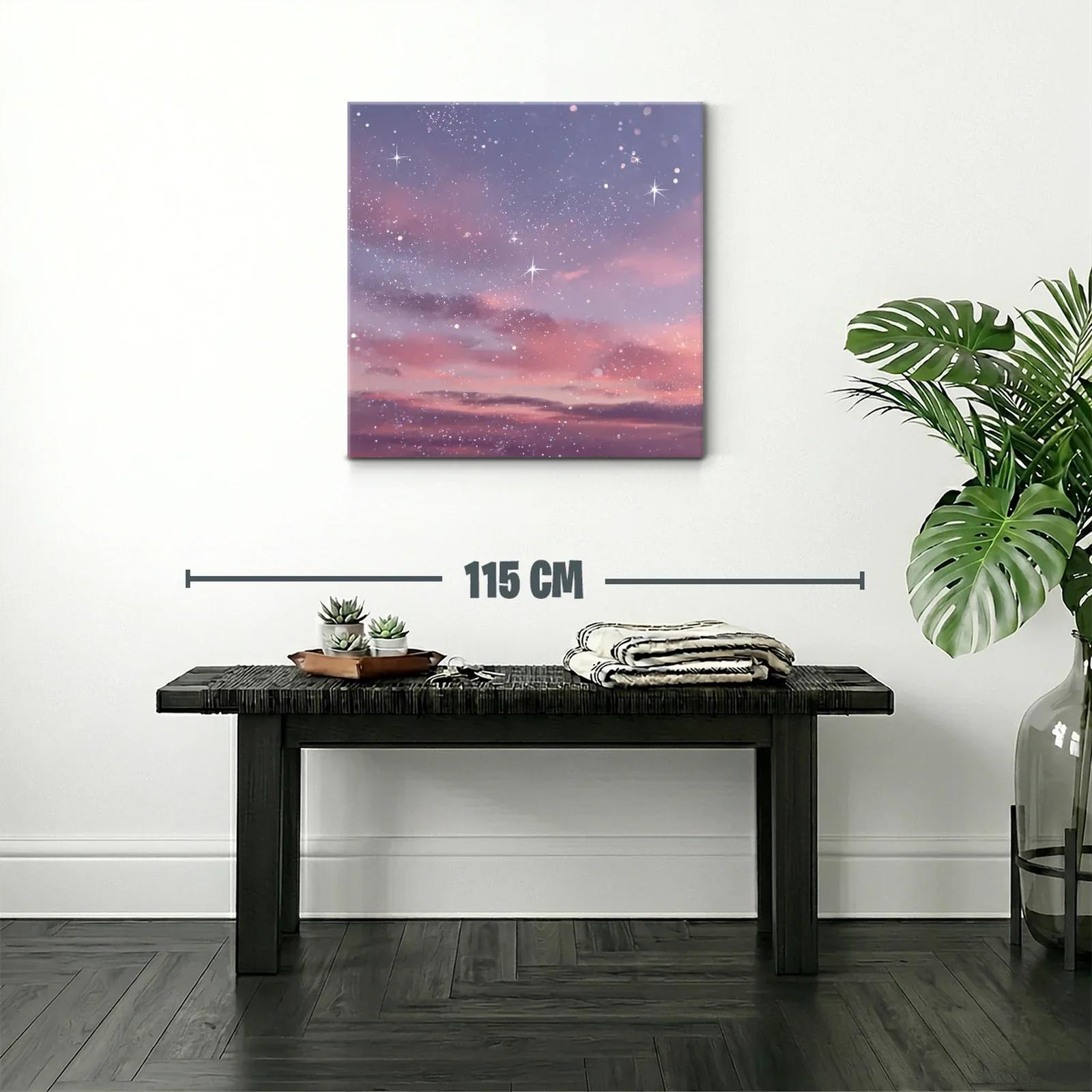 Cielo estrellado en tonos pastel para un ambiente sereno — miniatura 2