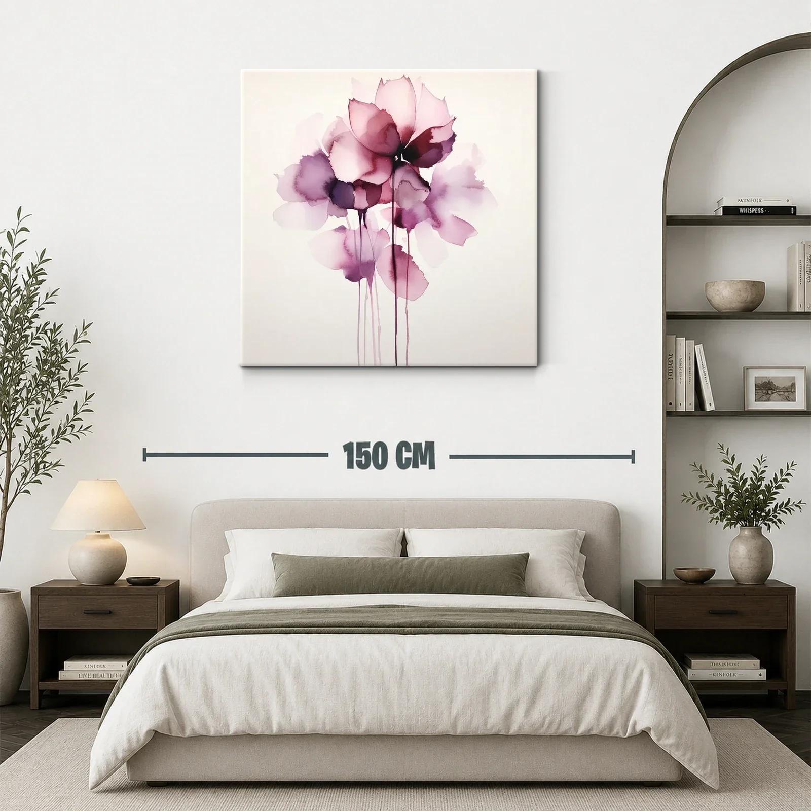 Flor abstracta en tonos cálidos y delicados — miniatura 3