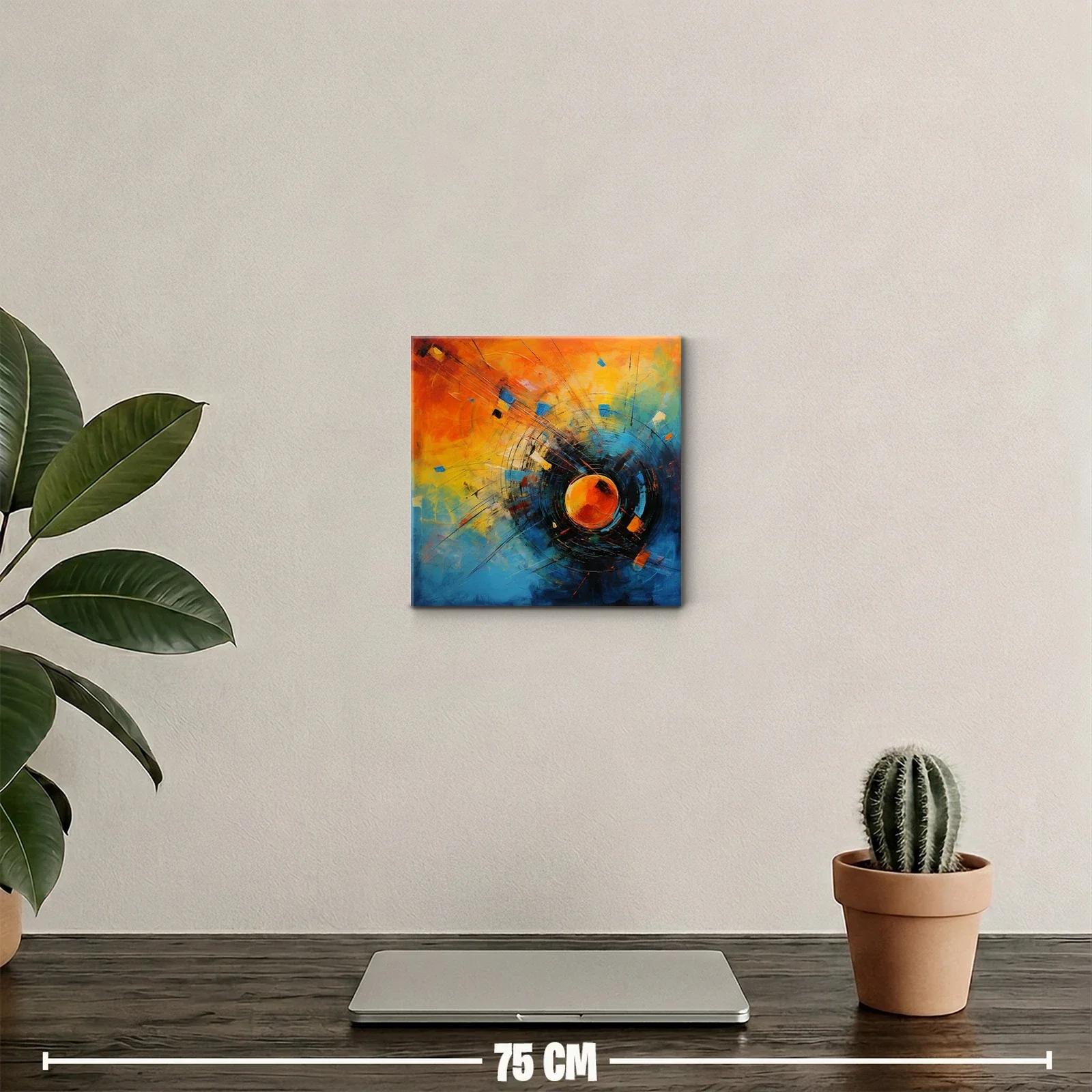 Explosión de color con energía dinámica centrada — miniatura 2