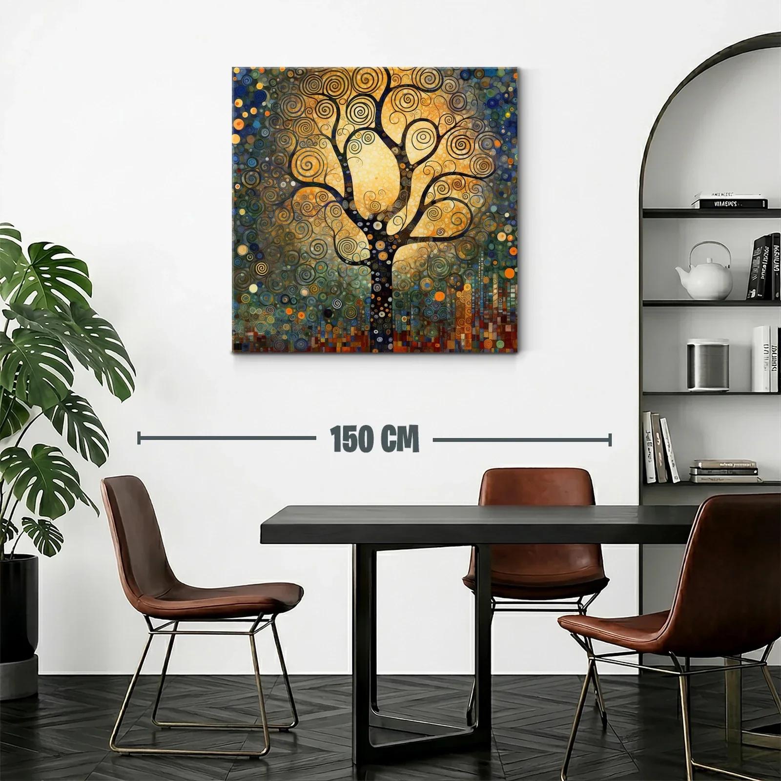 Árbol de espirales en tonos cálidos y vibrantes — miniatura 2