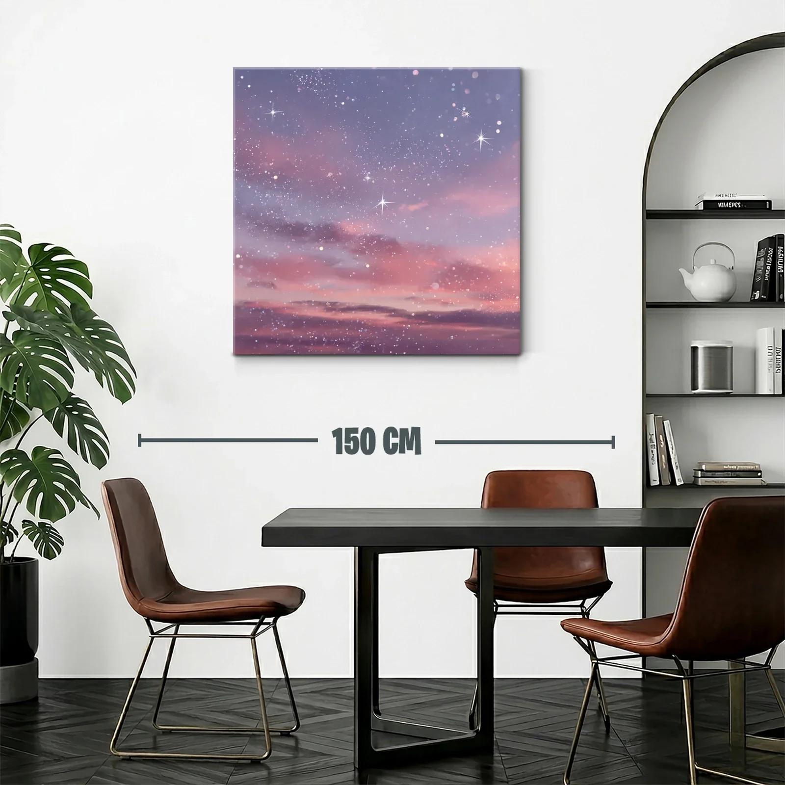 Cielo estrellado en tonos pastel para un ambiente sereno — miniatura 2