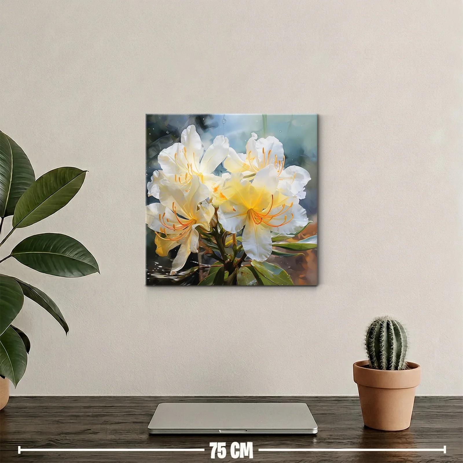 Elegancia natural en flores blancas y amarillas suaves — miniatura 2